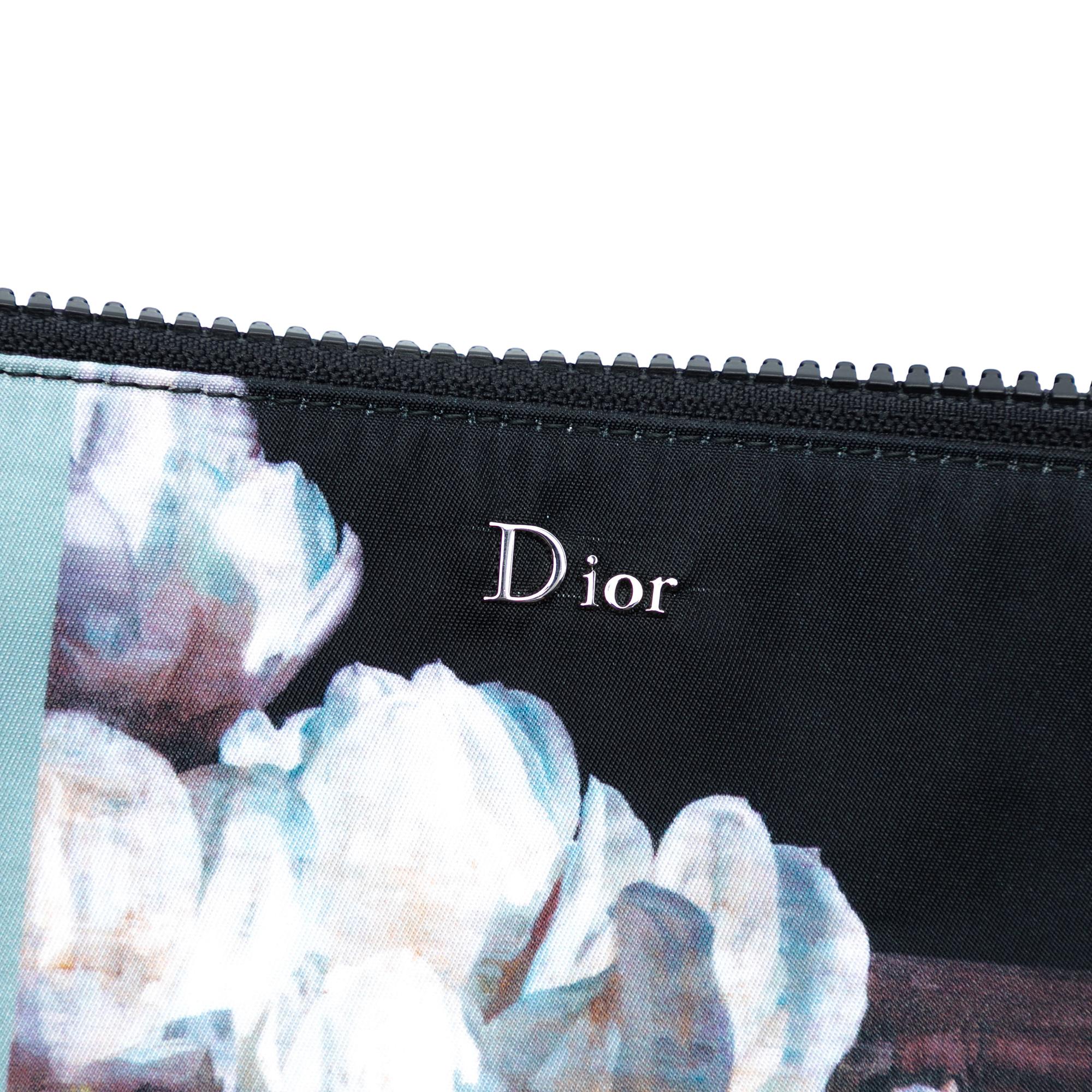 Dior Francois Bard Printed Nylon Zip Pouch
