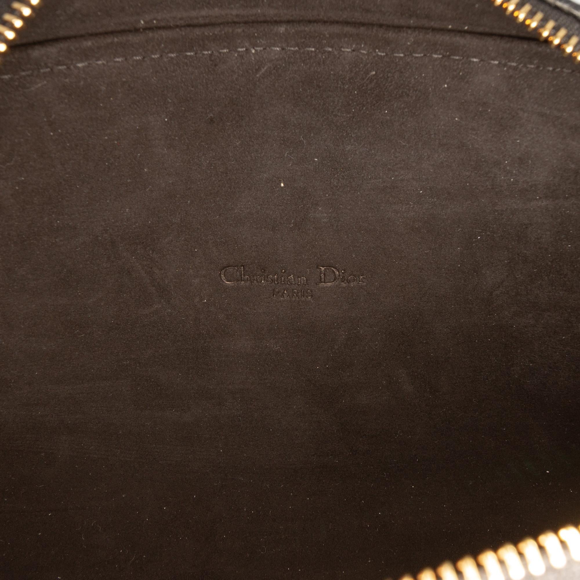 Dior Grained Calfskin Caro Double Pouch