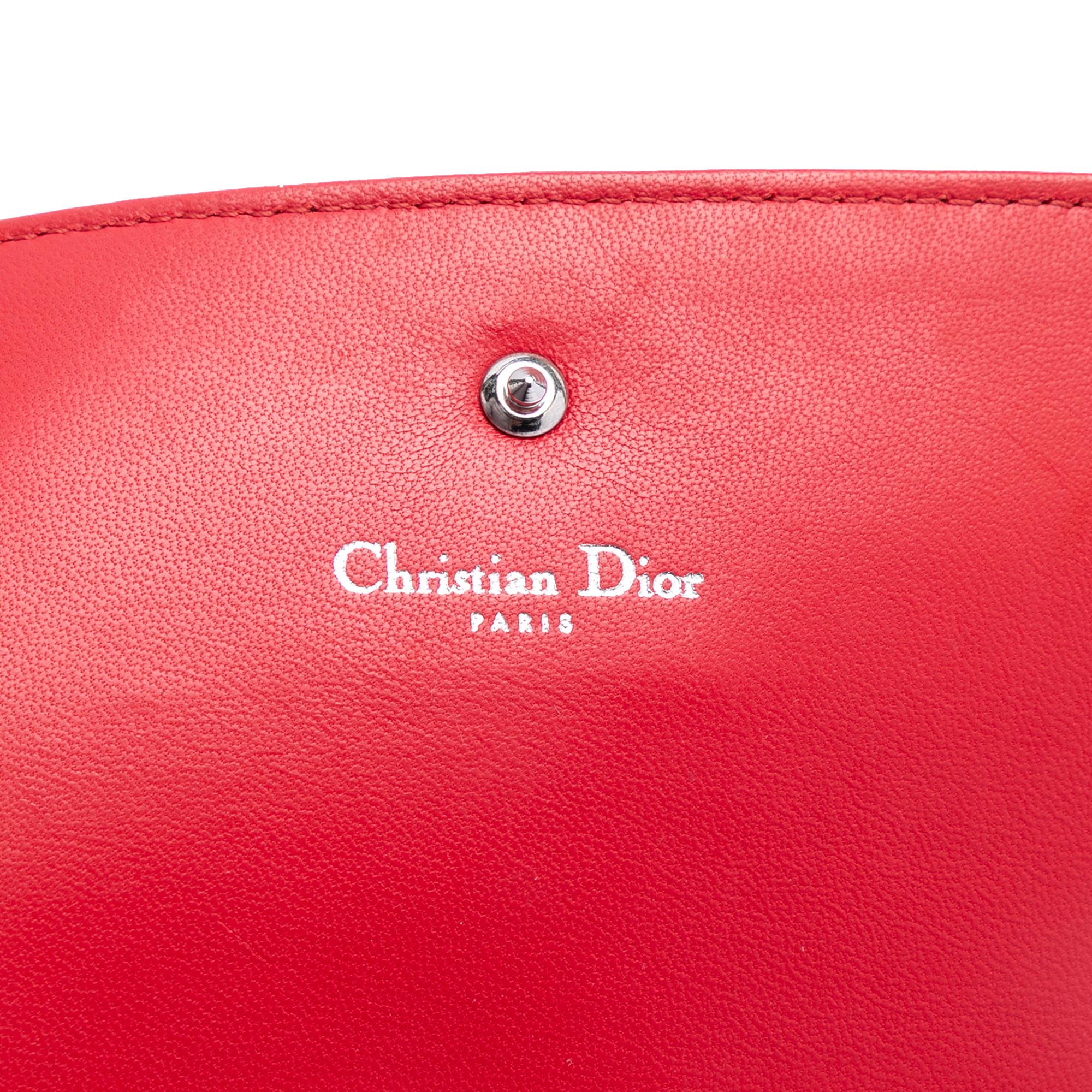 Dior Grained Calfskin Diorama Croisiere Wallet on Chain