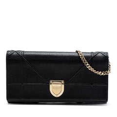 Dior Grained Calfskin Diorama Croisiere Wallet on Chain