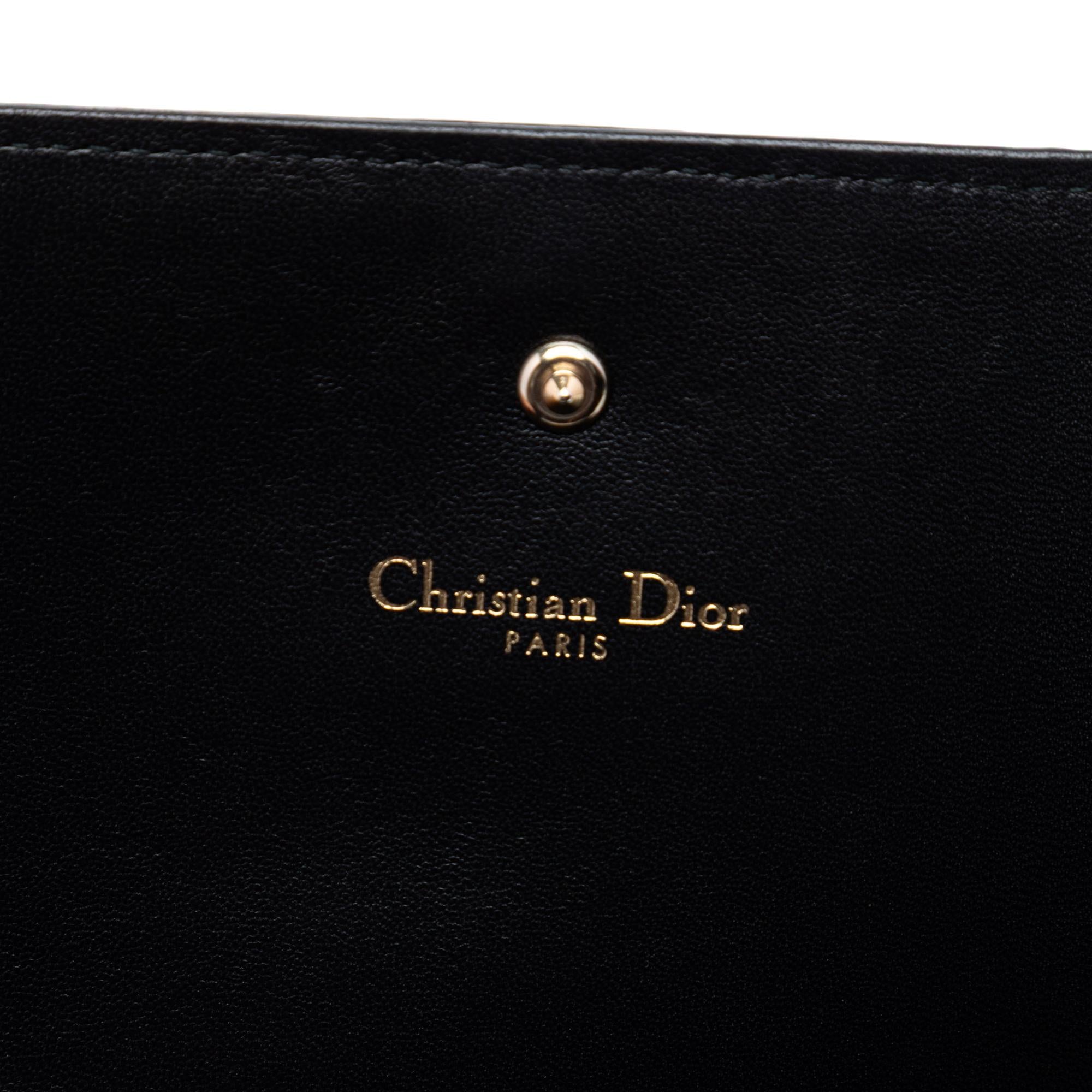 Dior Grained Calfskin Diorama Croisiere Wallet on Chain