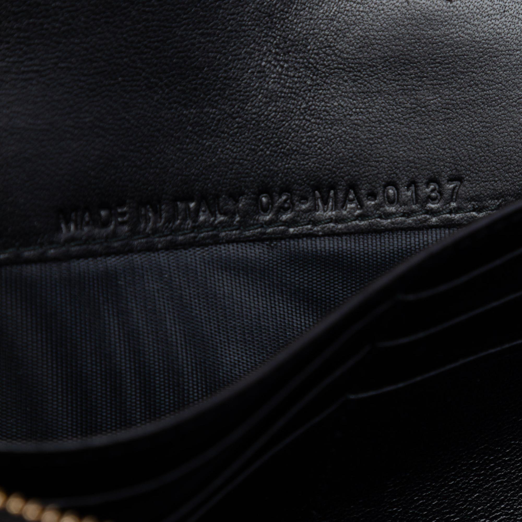 Dior Grained Calfskin Diorama Croisiere Wallet on Chain