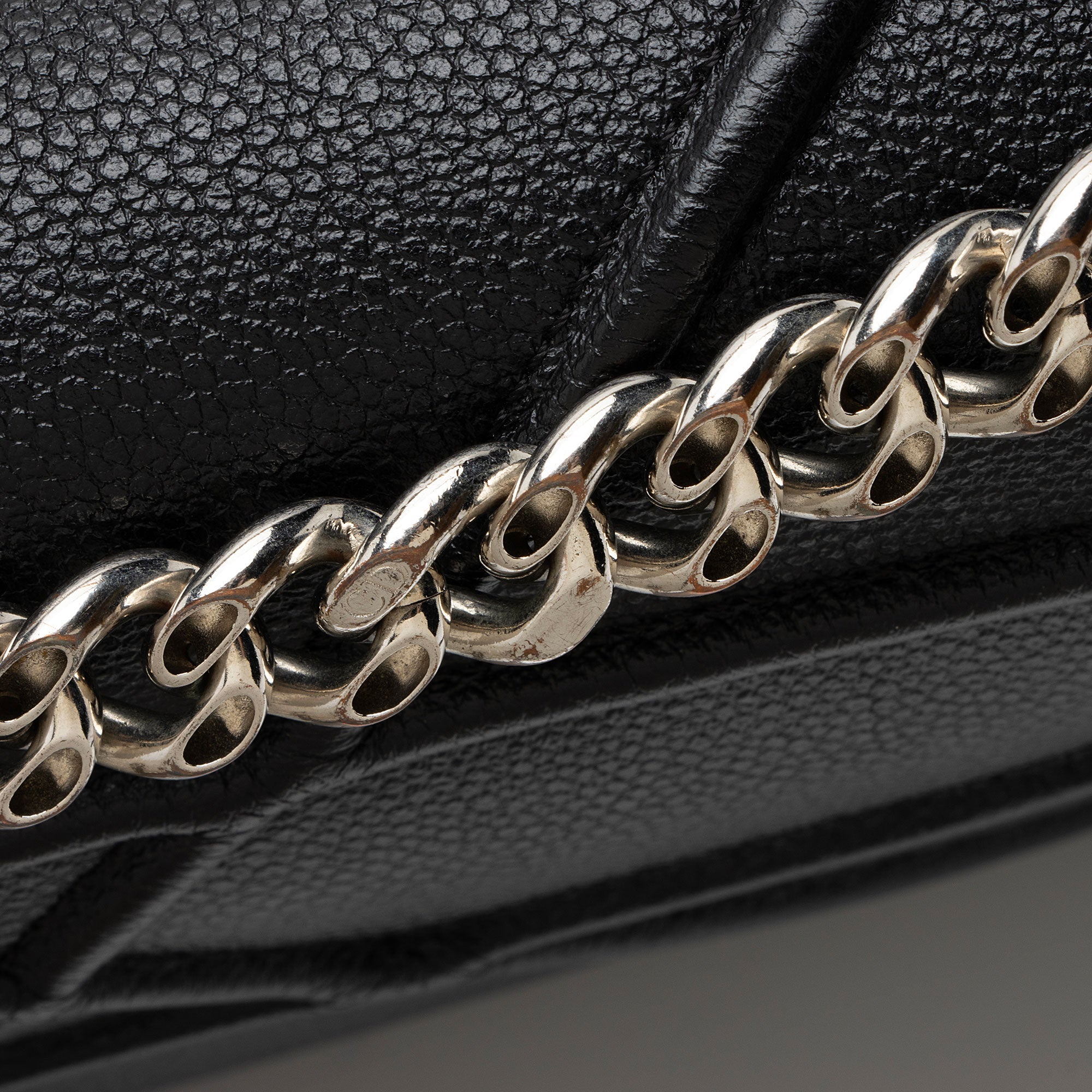 Dior Grained Calfskin Diorama Large Shoulder Bag