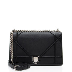Dior Grained Calfskin Diorama Large Shoulder Bag