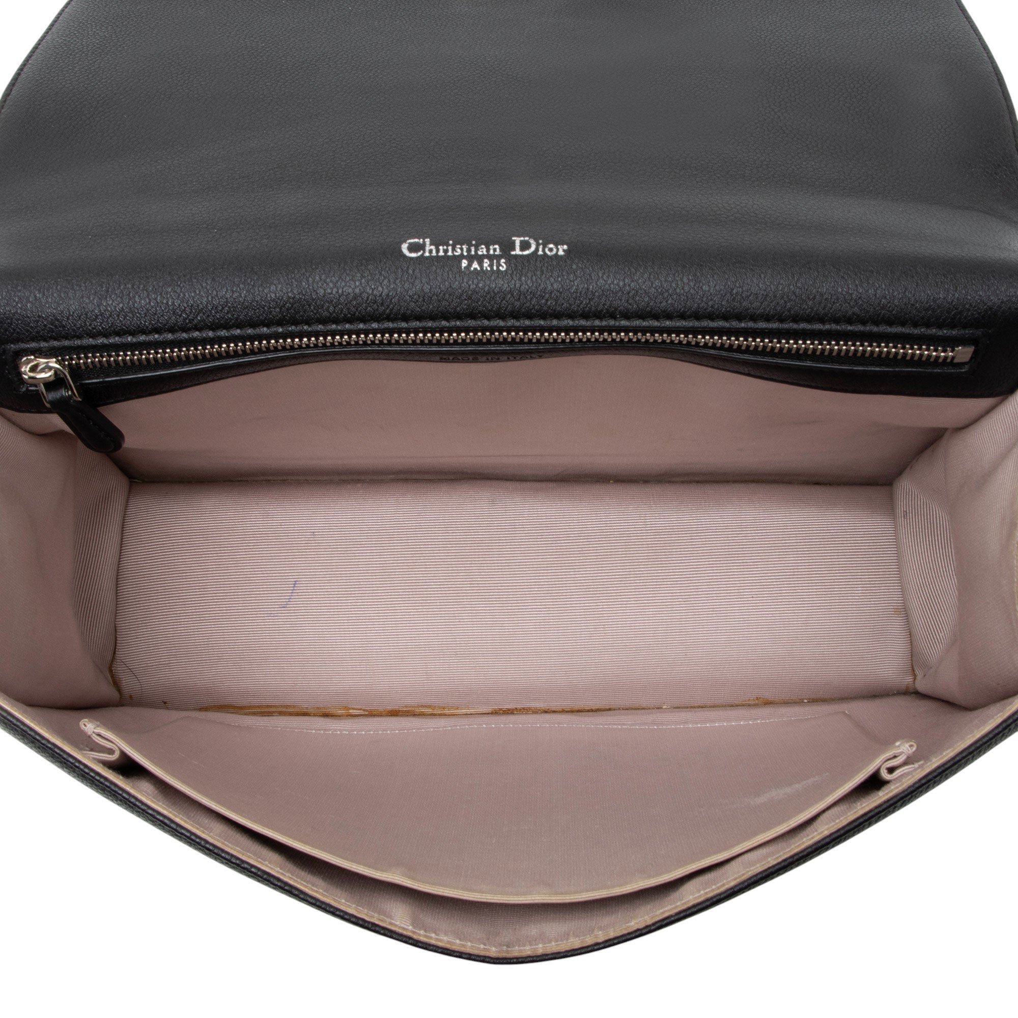 Dior Grained Calfskin Diorama Large Shoulder Bag