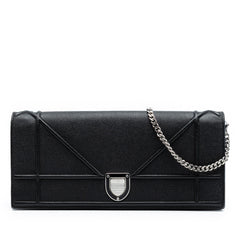 Dior Grained Calfskin Diorama Pochette Clutch