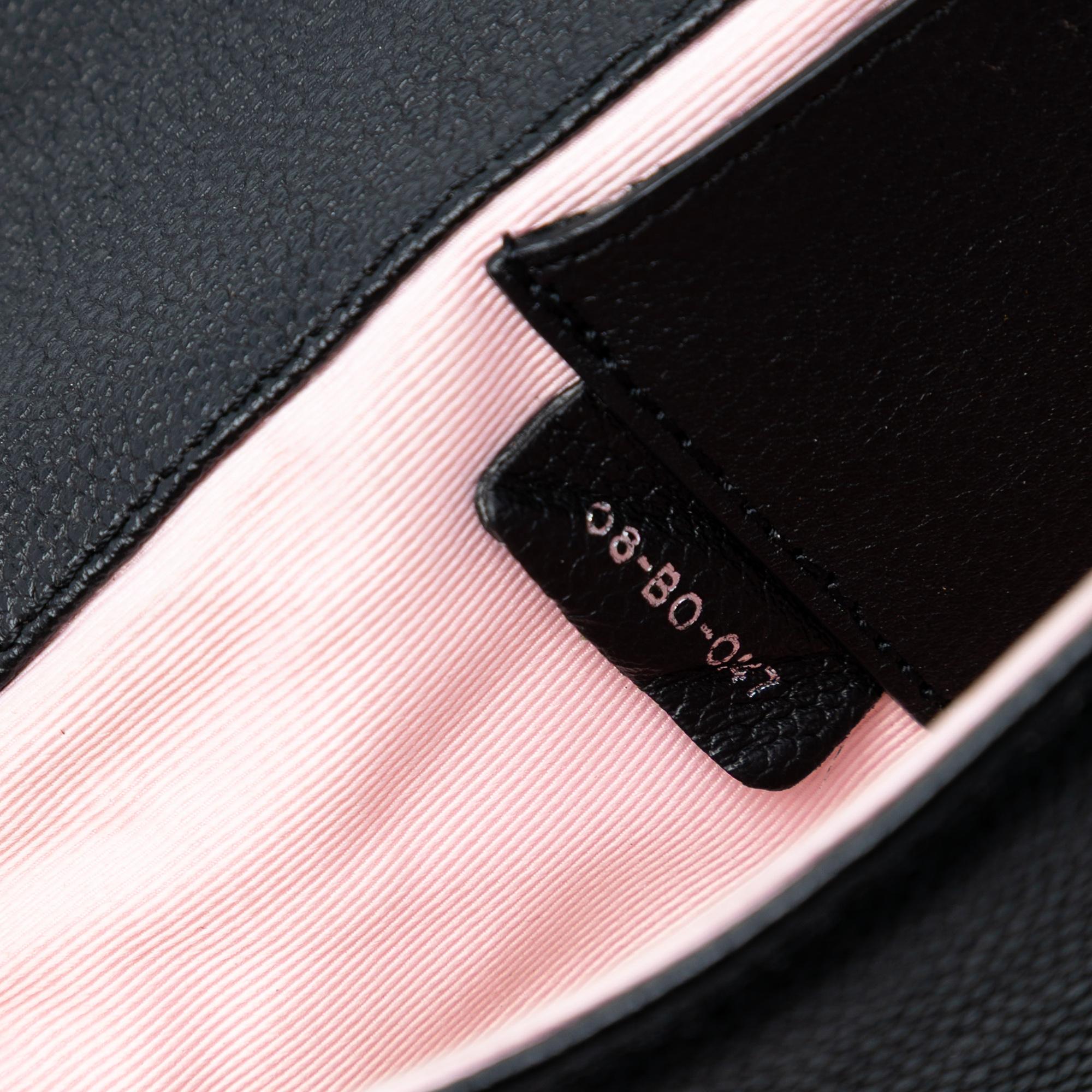 Dior Grained Calfskin Diorama Pochette Clutch