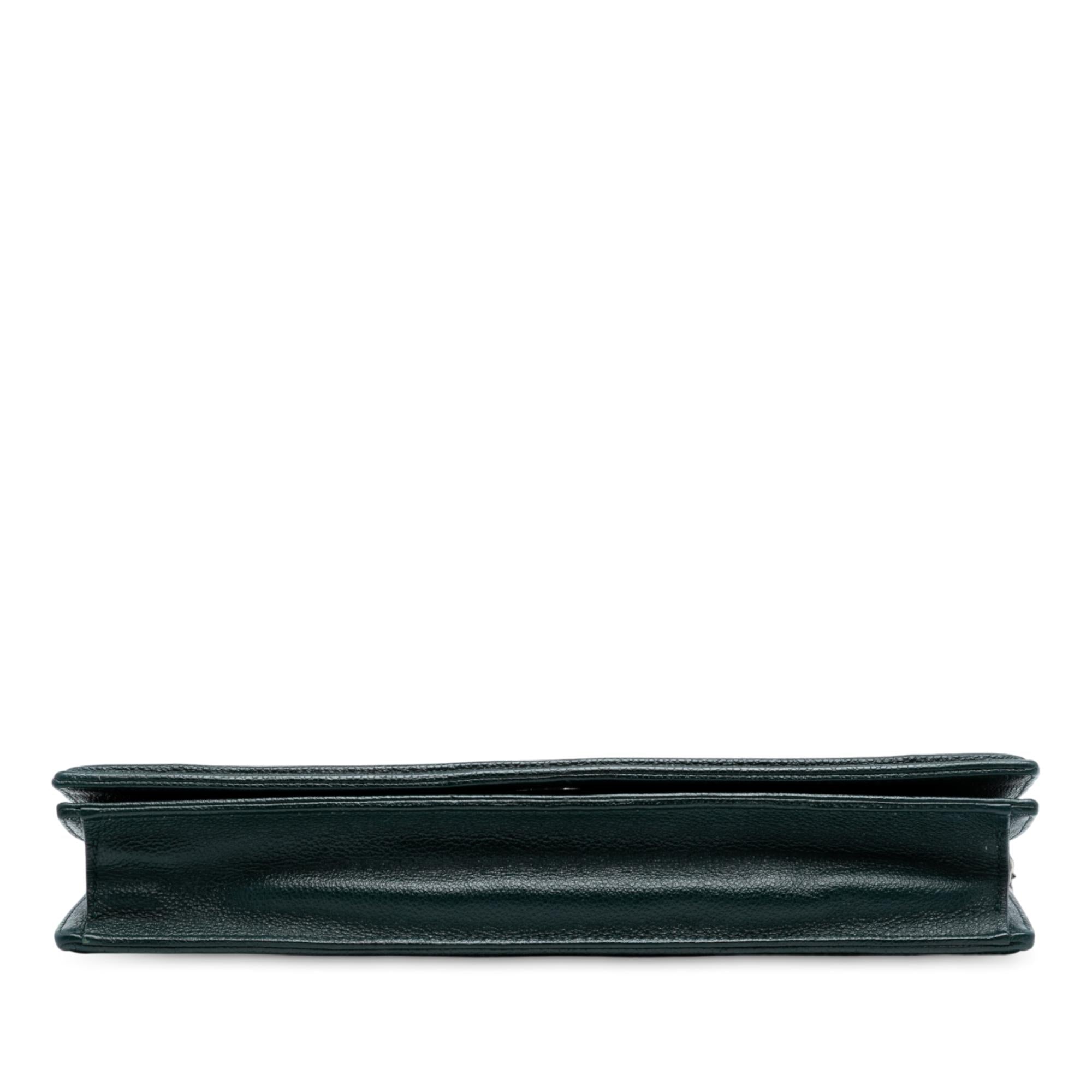 Dior Grained Calfskin Diorama Pochette Clutch