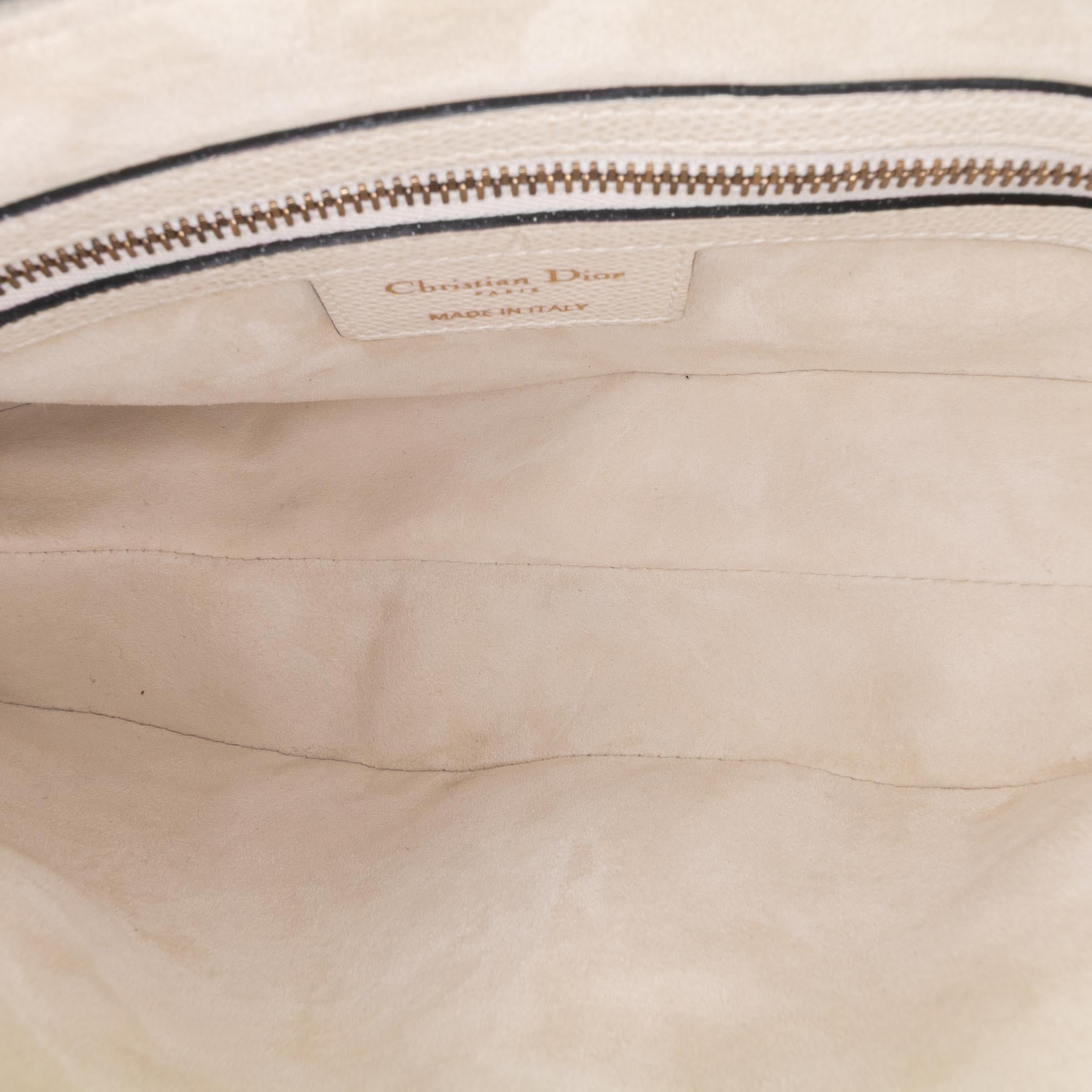 Dior Grained Calfskin Saddle Bag