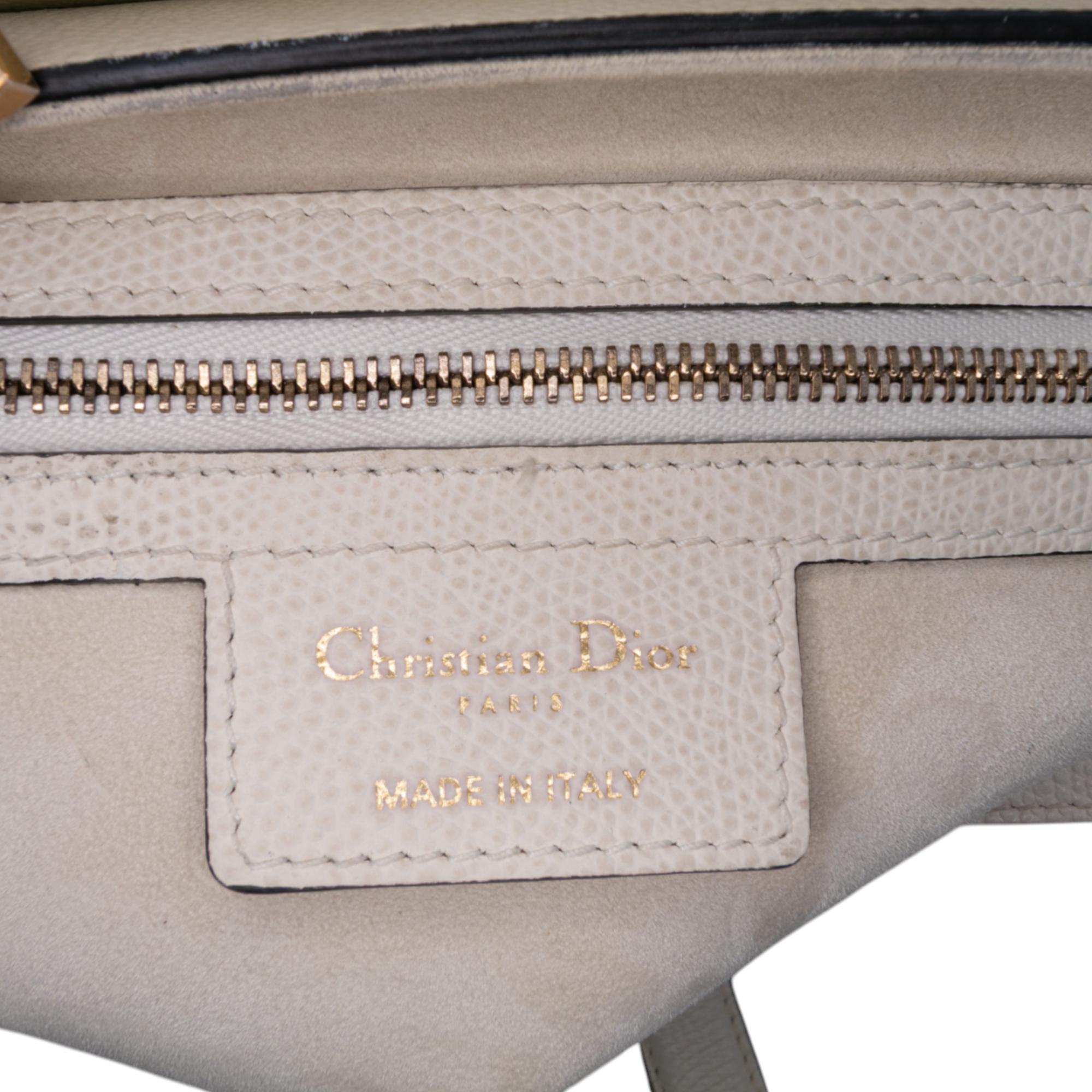 Dior Grained Calfskin Saddle Bag