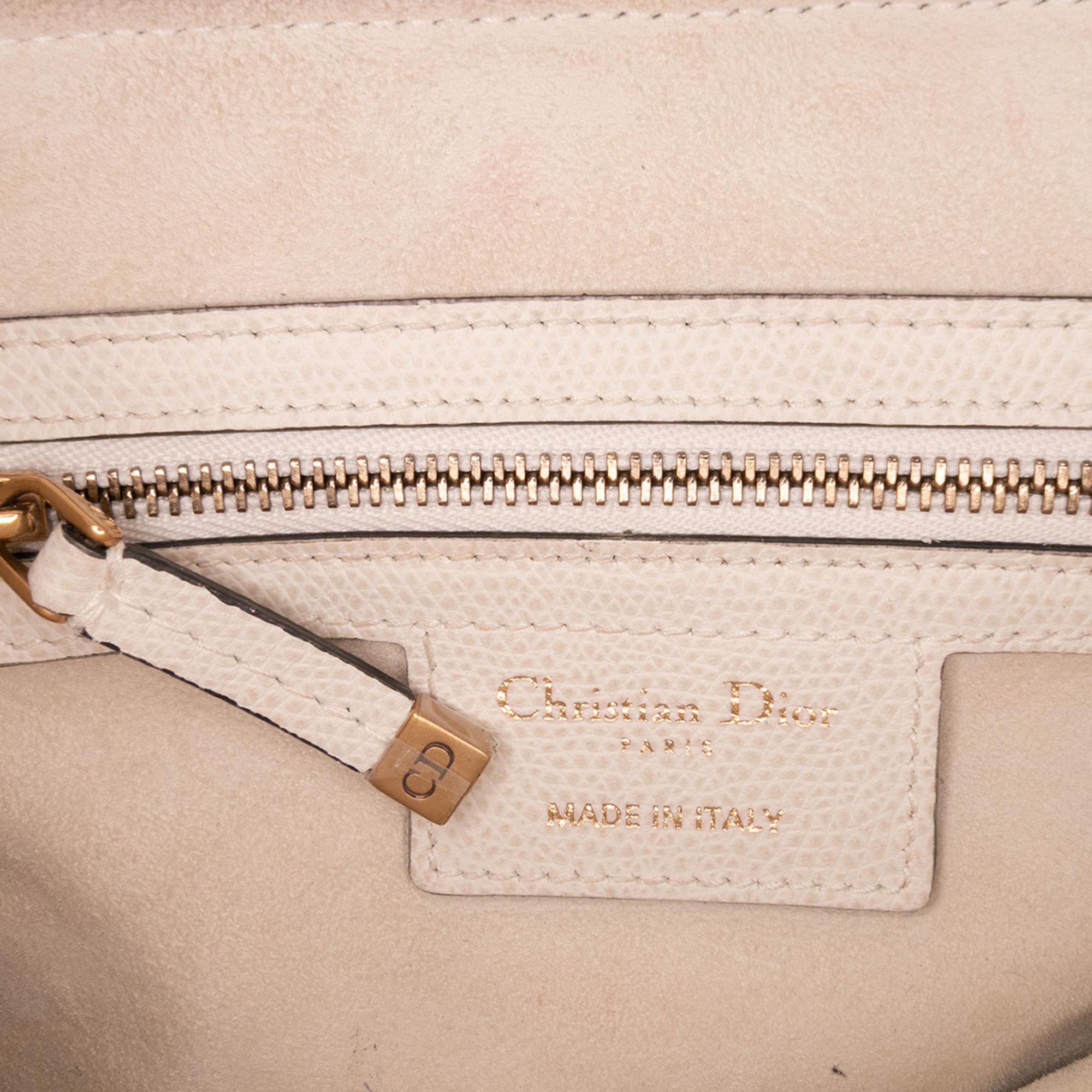Dior Grained Calfskin Saddle Bag