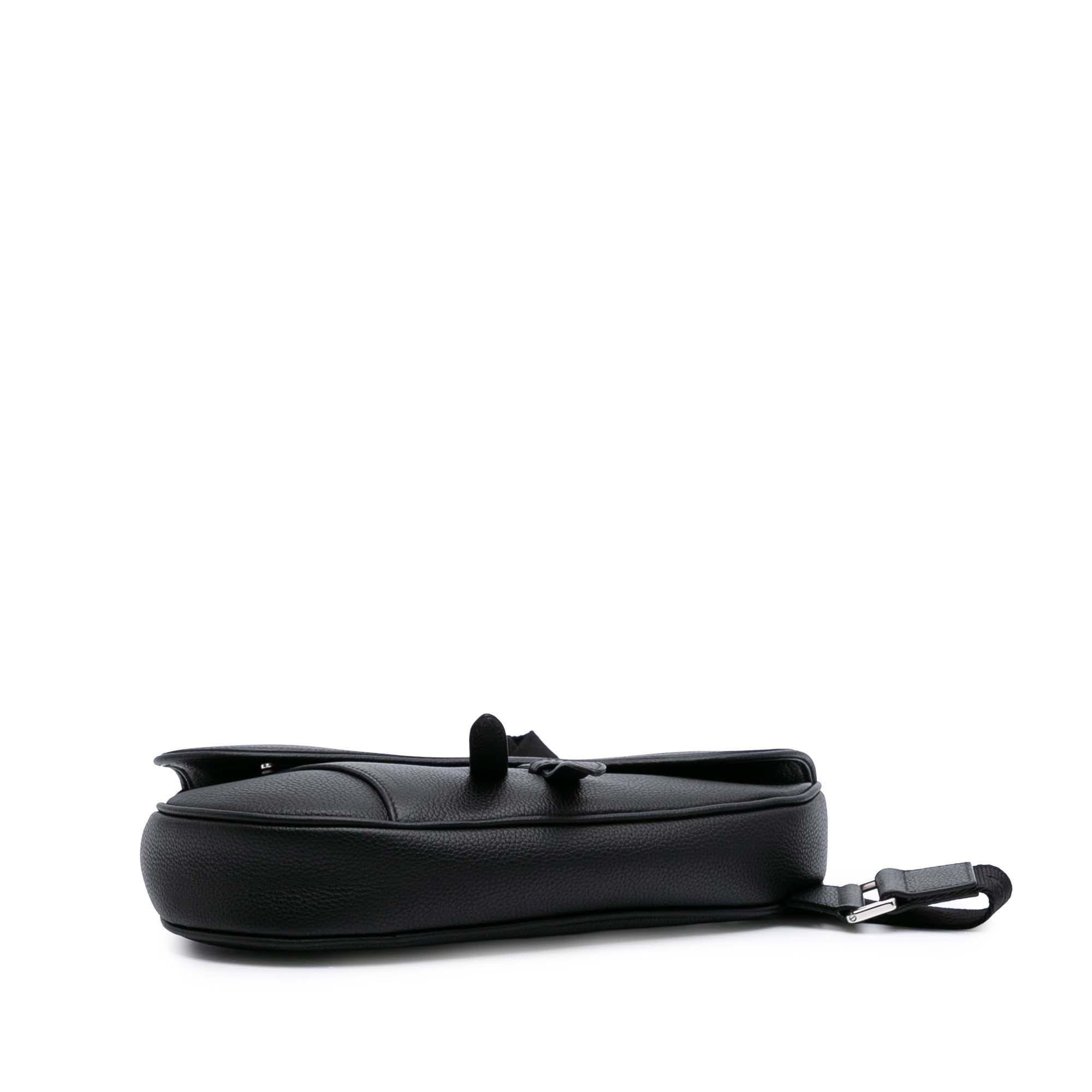 Dior Grained Calfskin Saddle Bag
