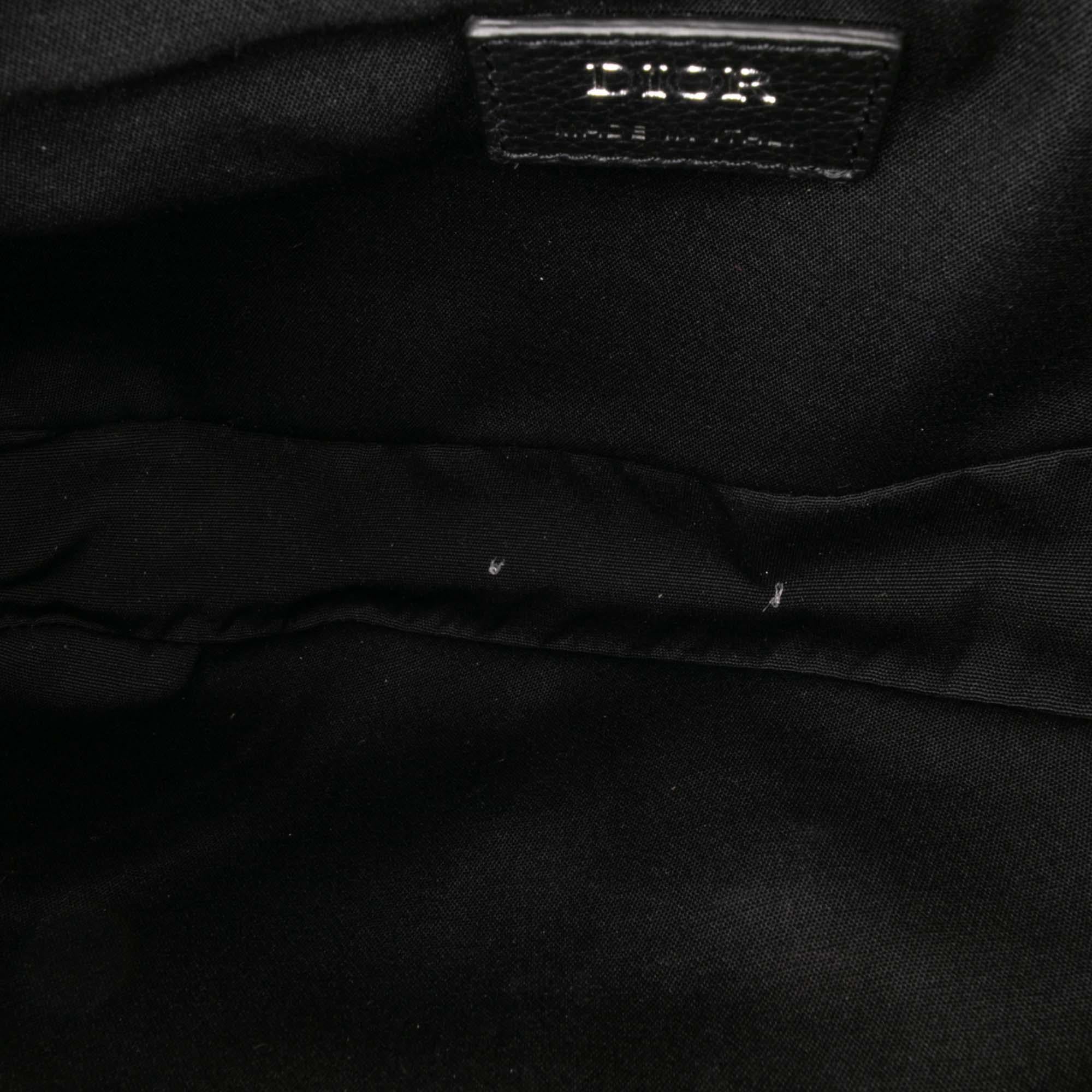 Dior Grained Calfskin Saddle Bag