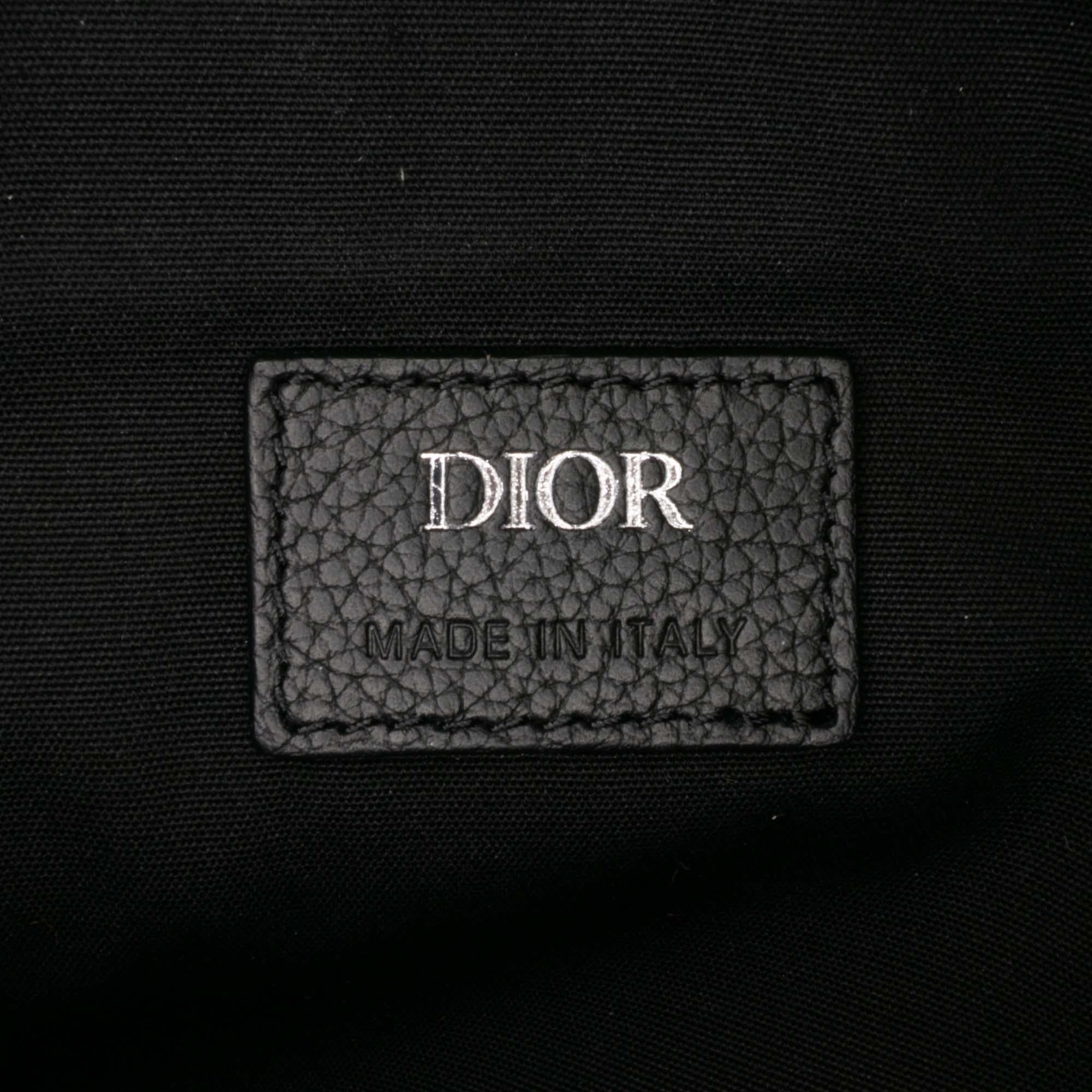 Dior Grained Calfskin Saddle Bag