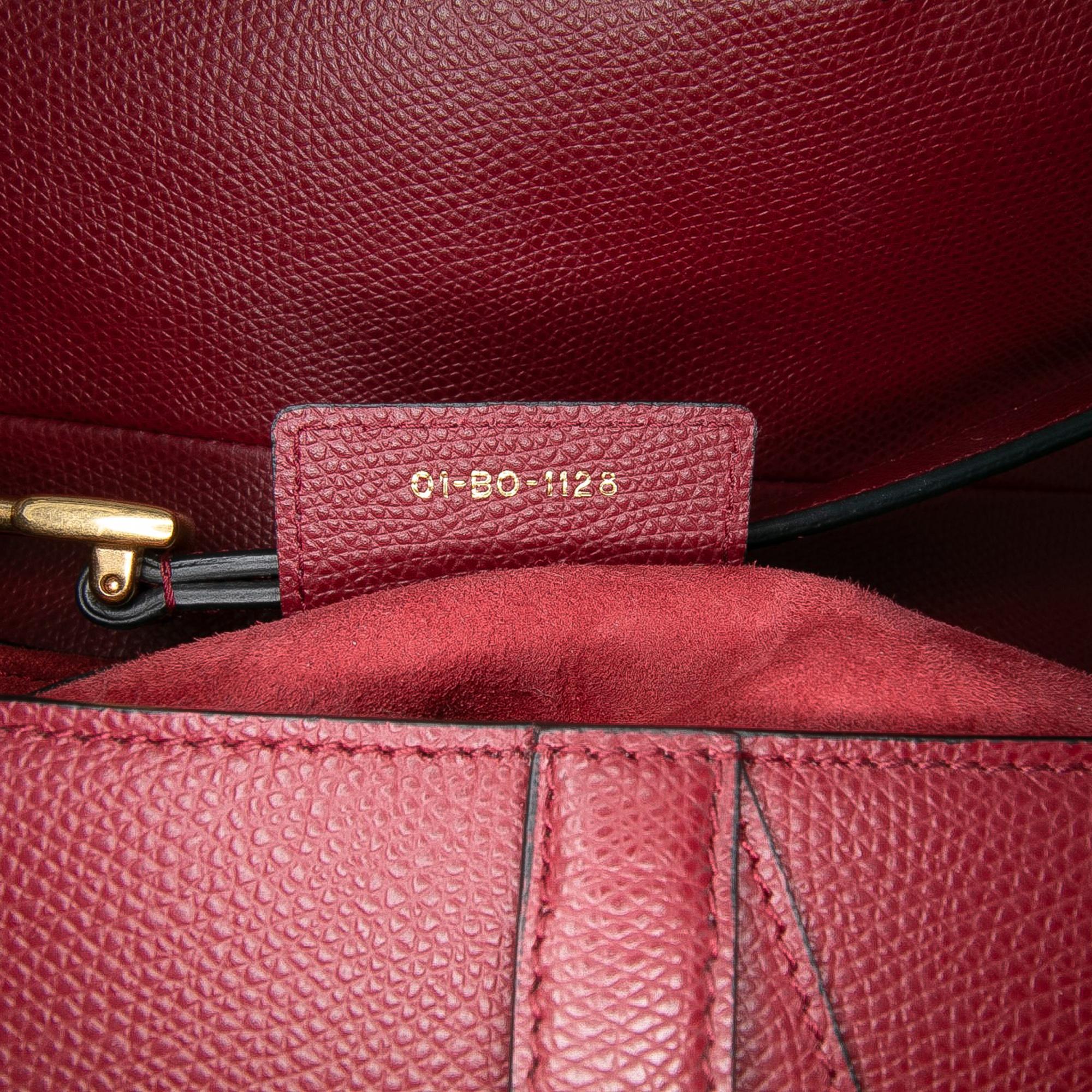 Dior Grained Calfskin Saddle Bag