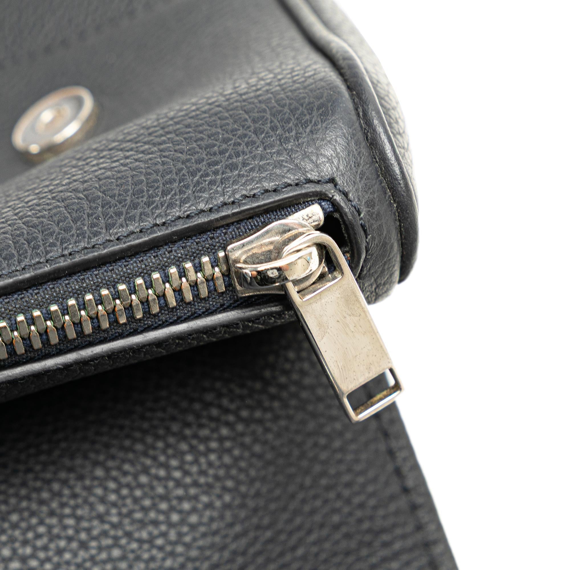 Dior Grained Calfskin Saddle Bag