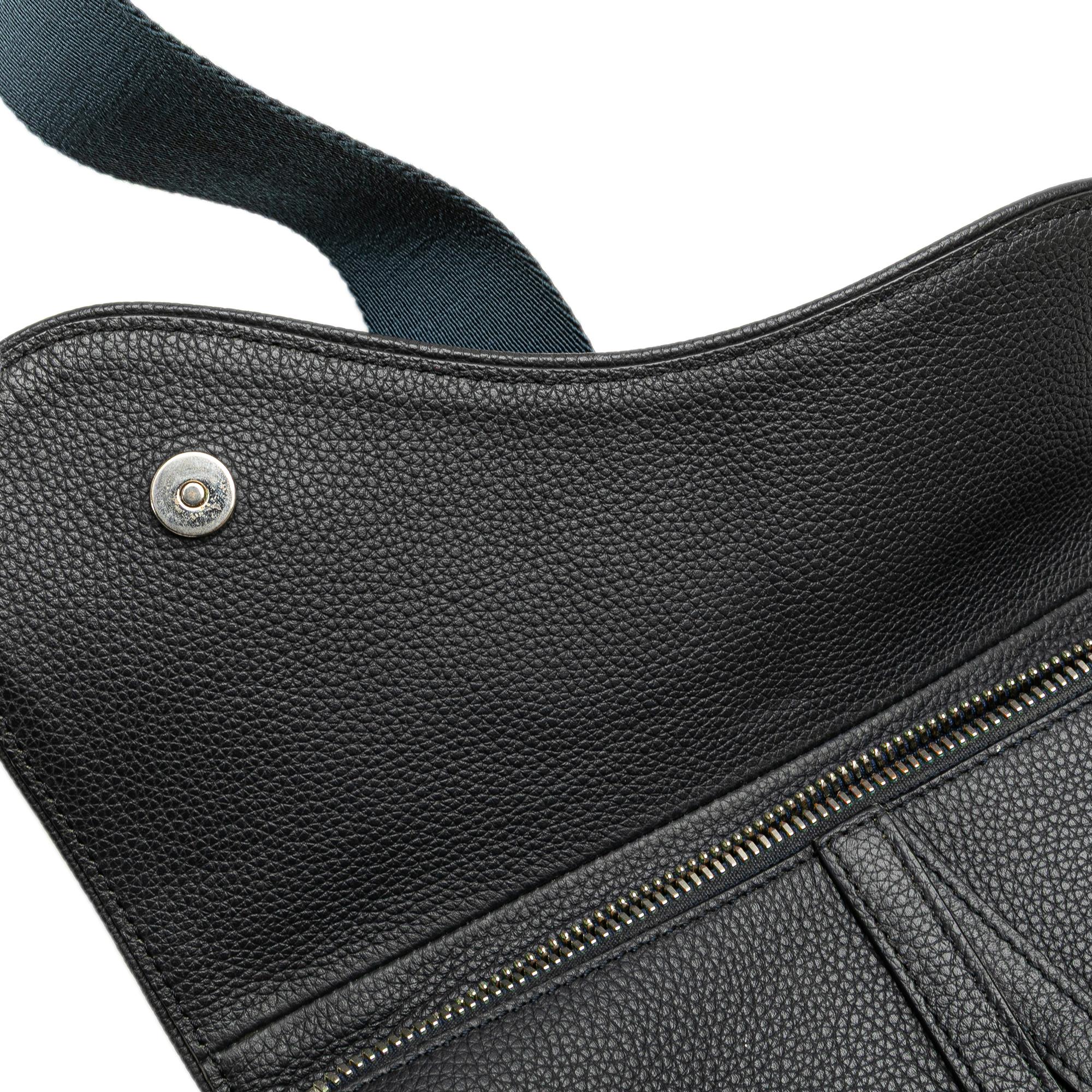 Dior Grained Calfskin Saddle Bag