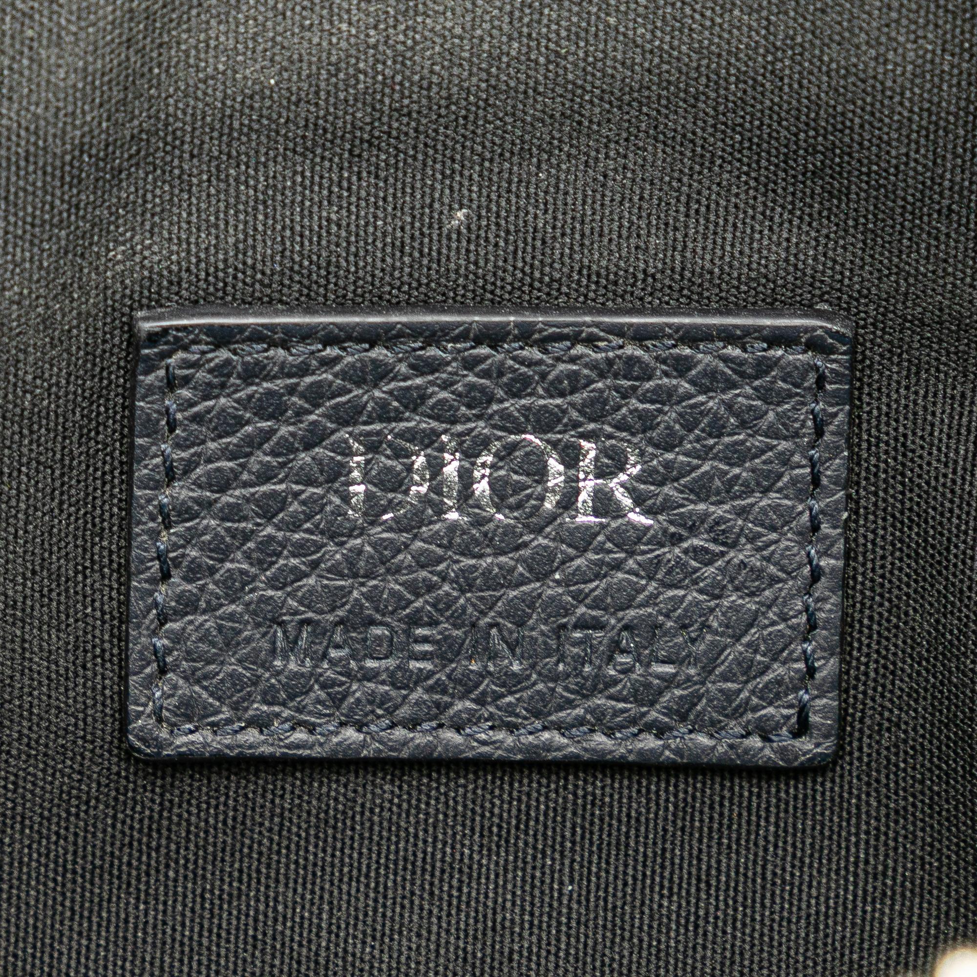 Dior Grained Calfskin Saddle Bag