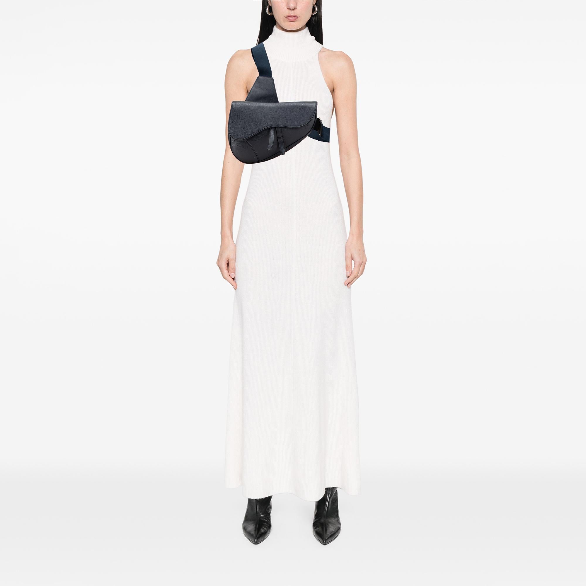 Dior Grained Calfskin Saddle Bag