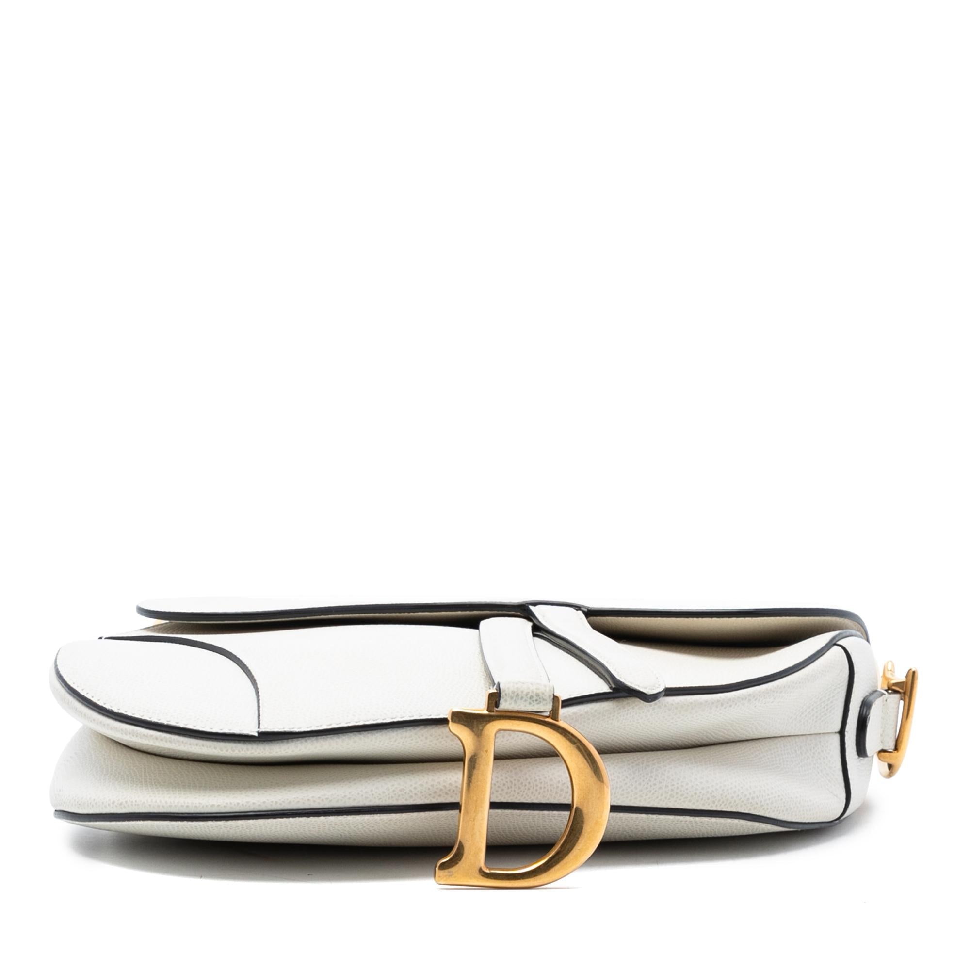 Dior Grained Calfskin Saddle Bag