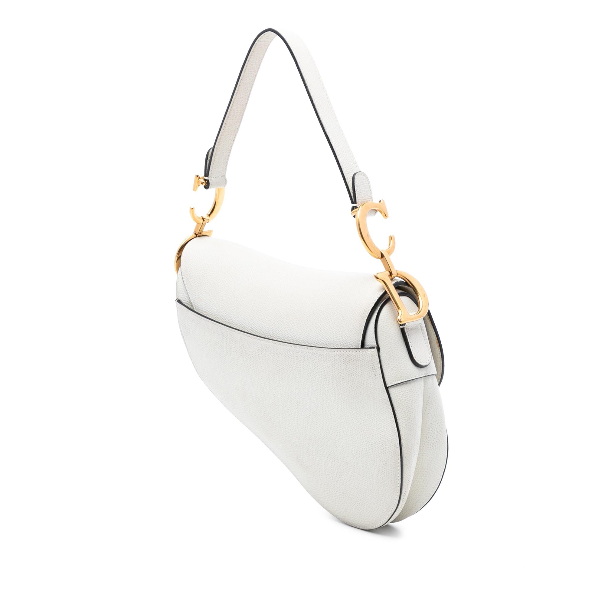 Dior Grained Calfskin Saddle Bag