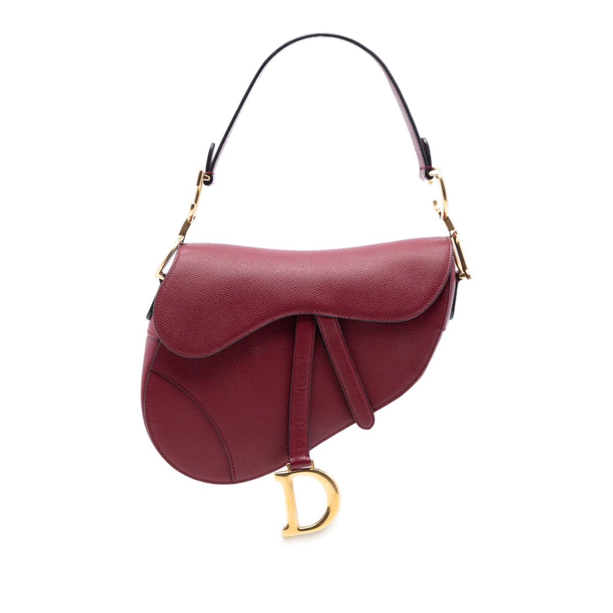 Dior Grained Calfskin Saddle Bag