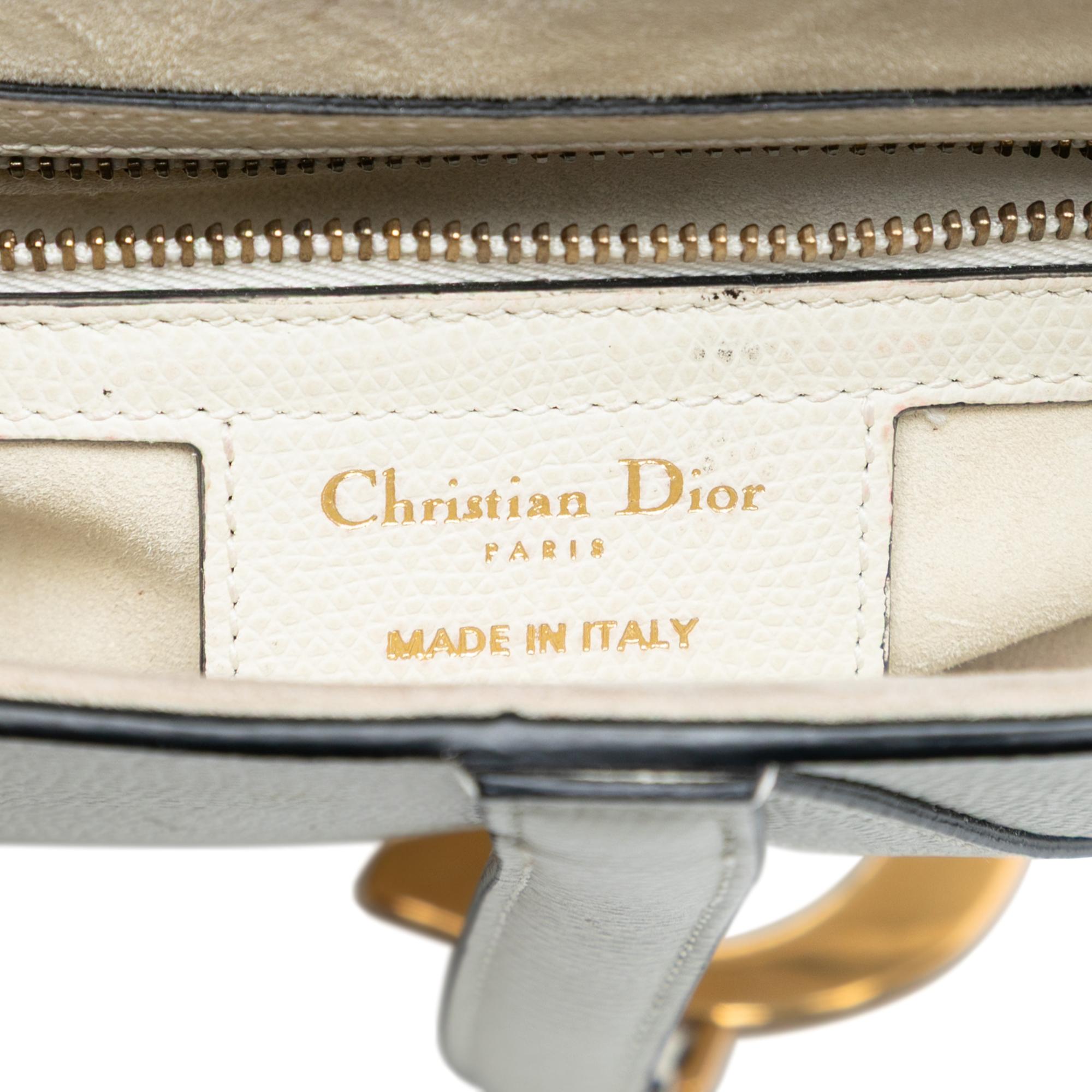 Dior Grained Calfskin Saddle Bag