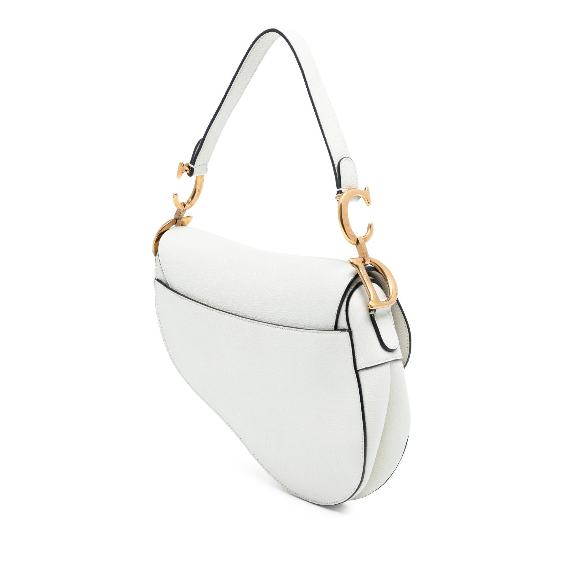 Dior Grained Calfskin Saddle Bag