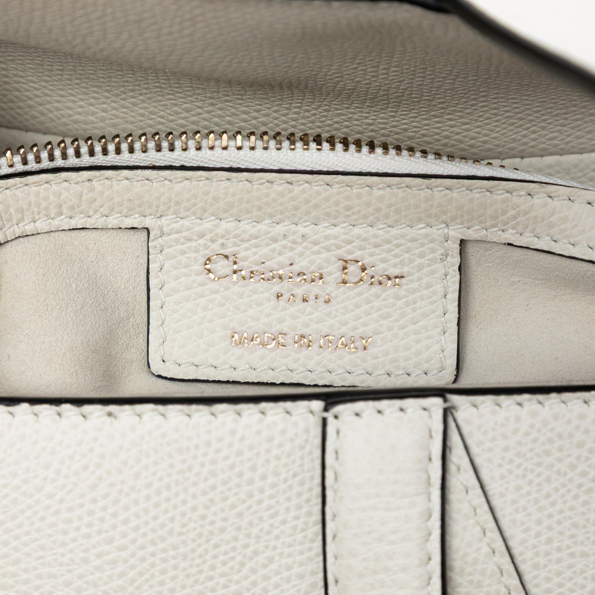 Dior Grained Calfskin Saddle Bag
