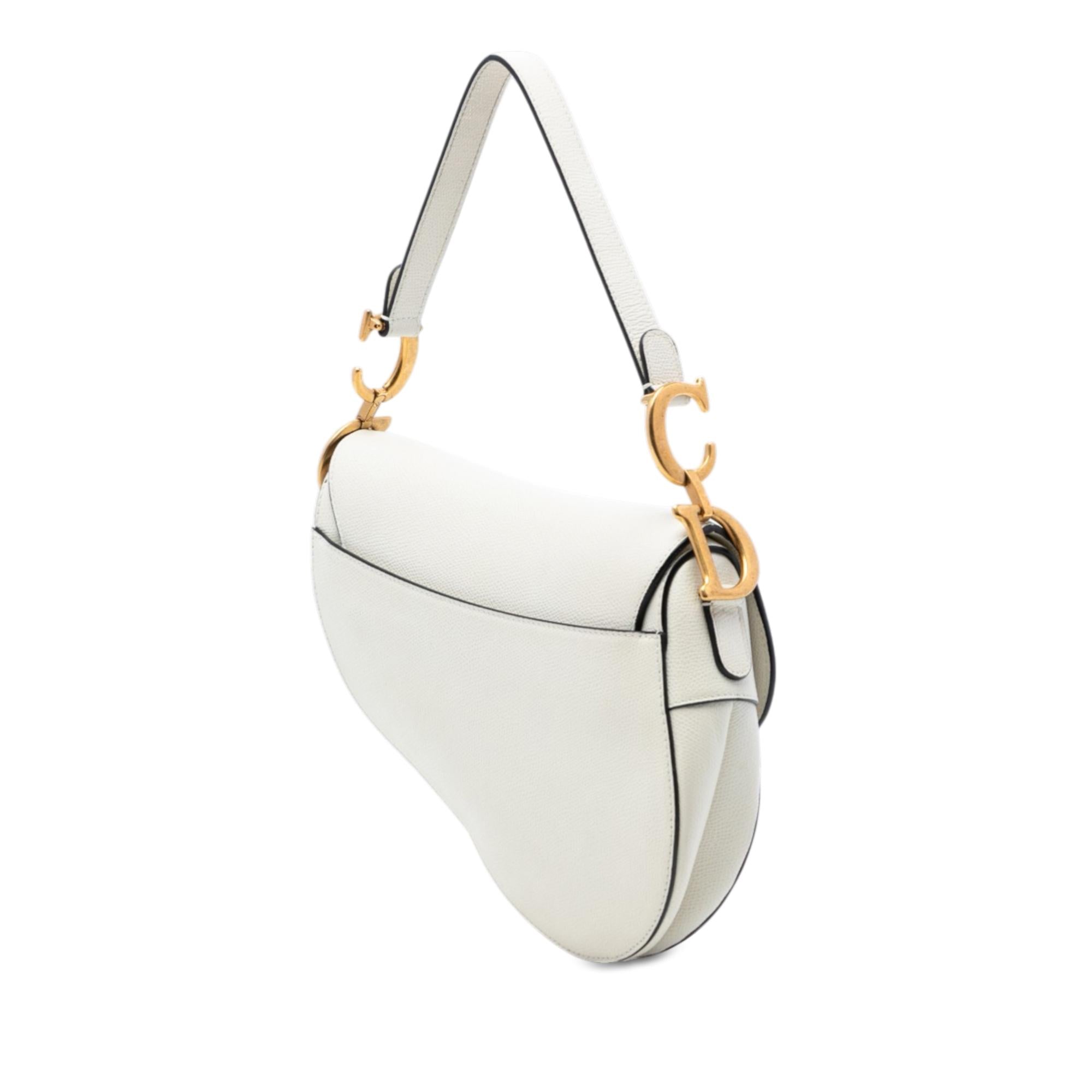 Dior Grained Calfskin Saddle Bag