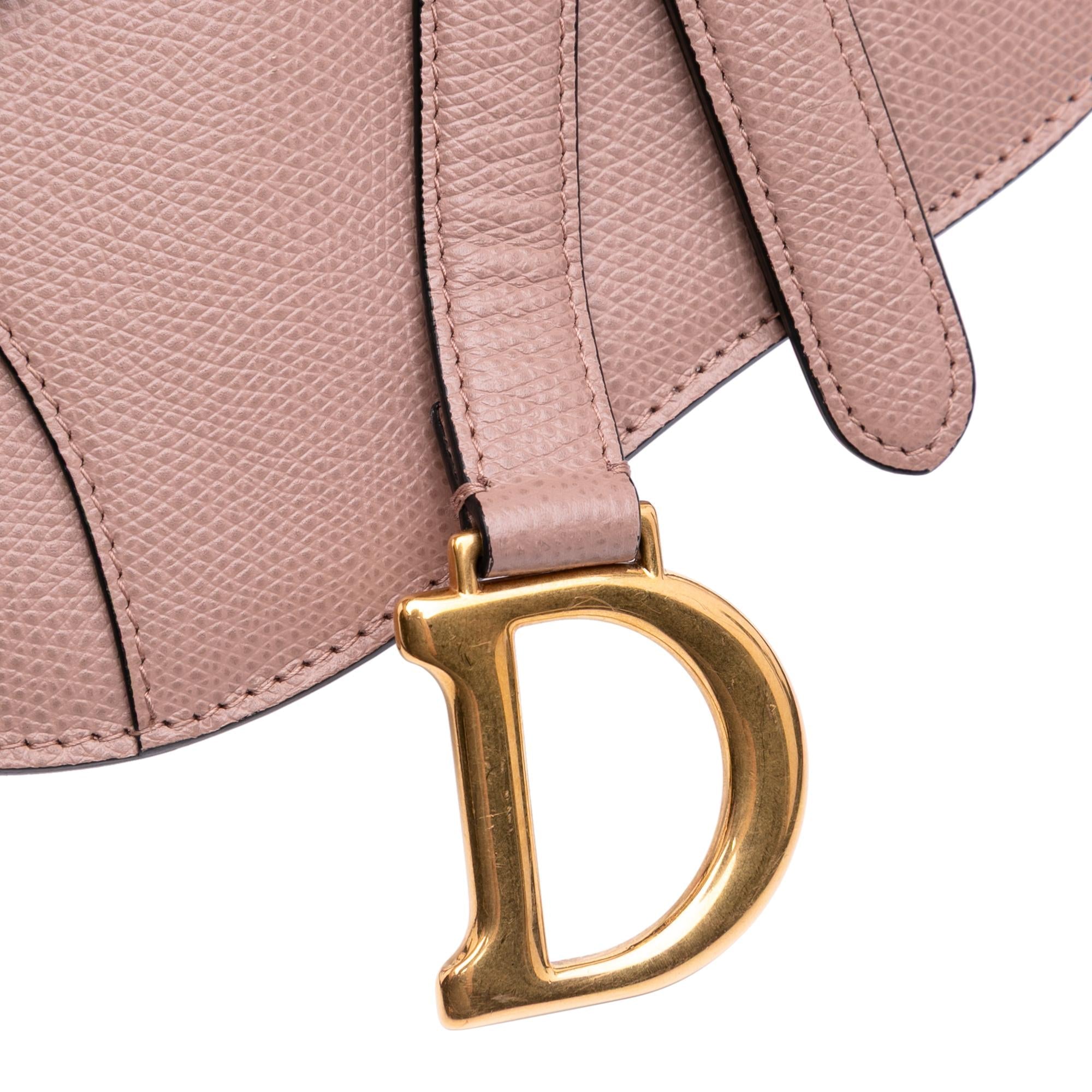 Dior Grained Calfskin Saddle Belt Bag