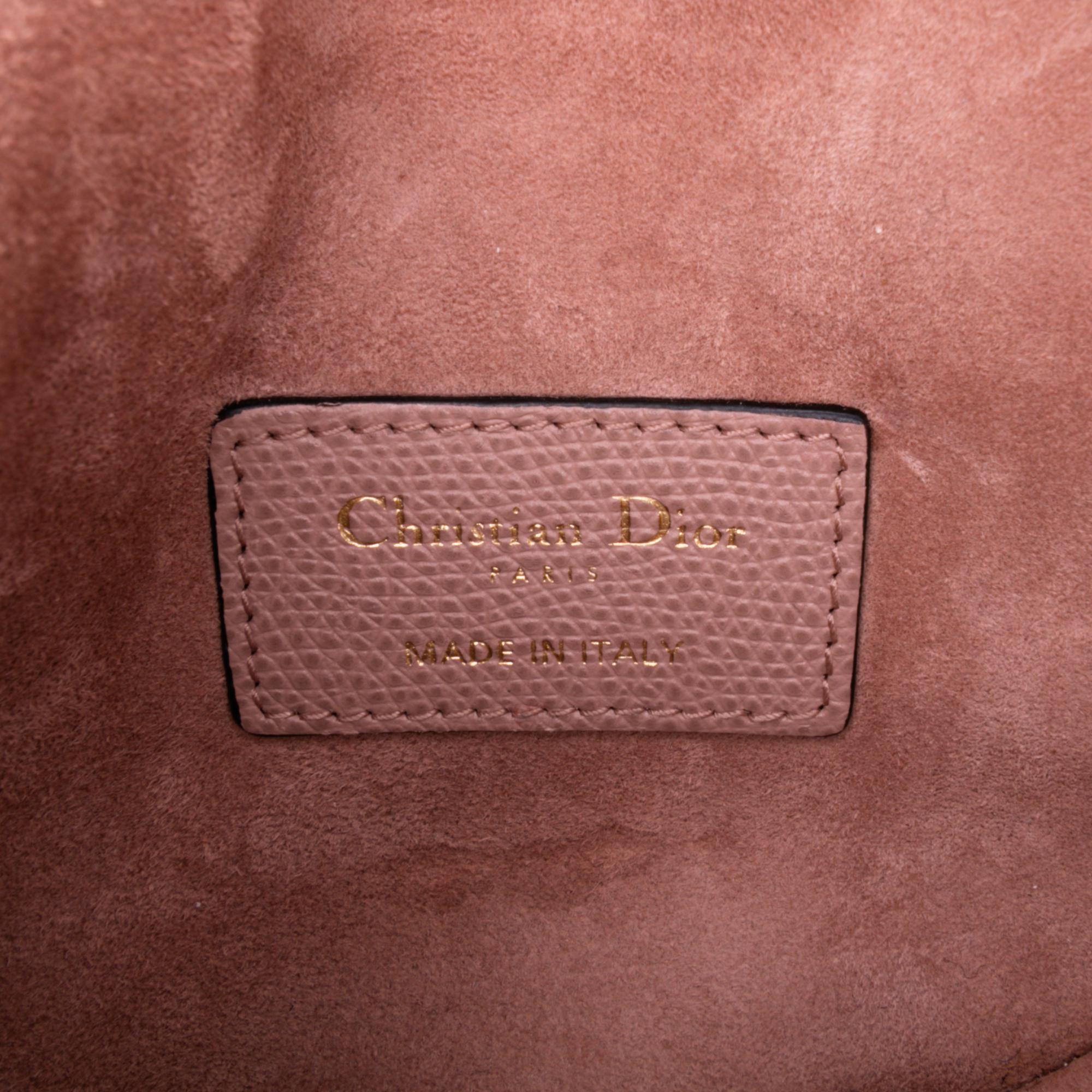 Dior Grained Calfskin Saddle Belt Bag