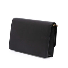Dior Grained Calfskin Saddle Chain Pouch
