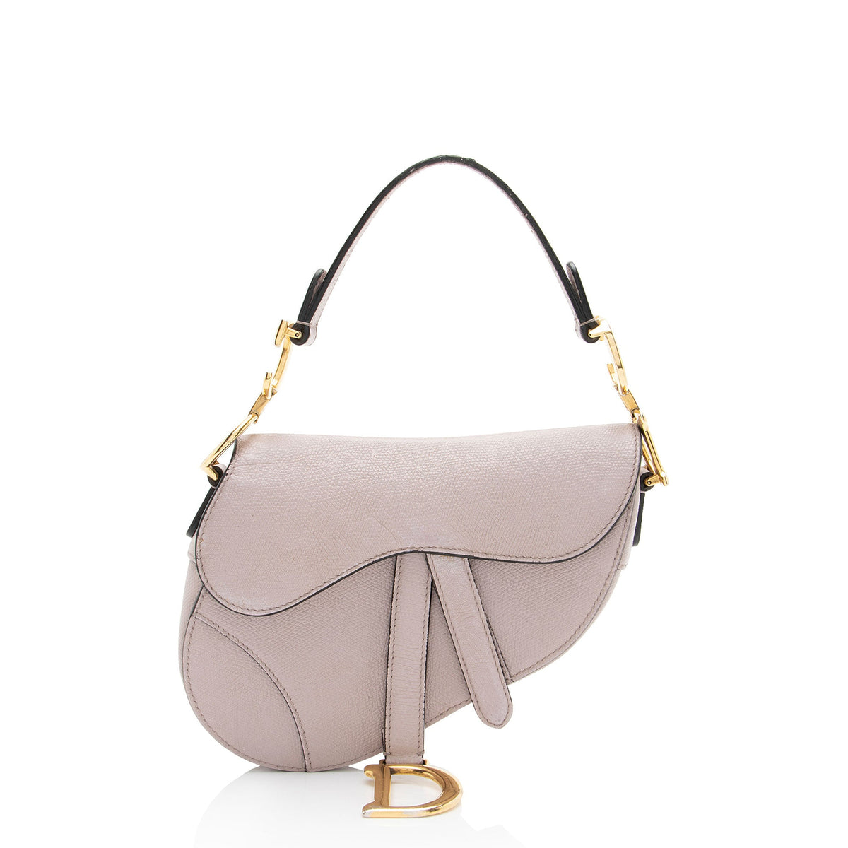Dior Grained Calfskin Saddle Mini Bag