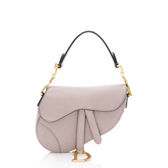 Dior Grained Calfskin Saddle Mini Bag