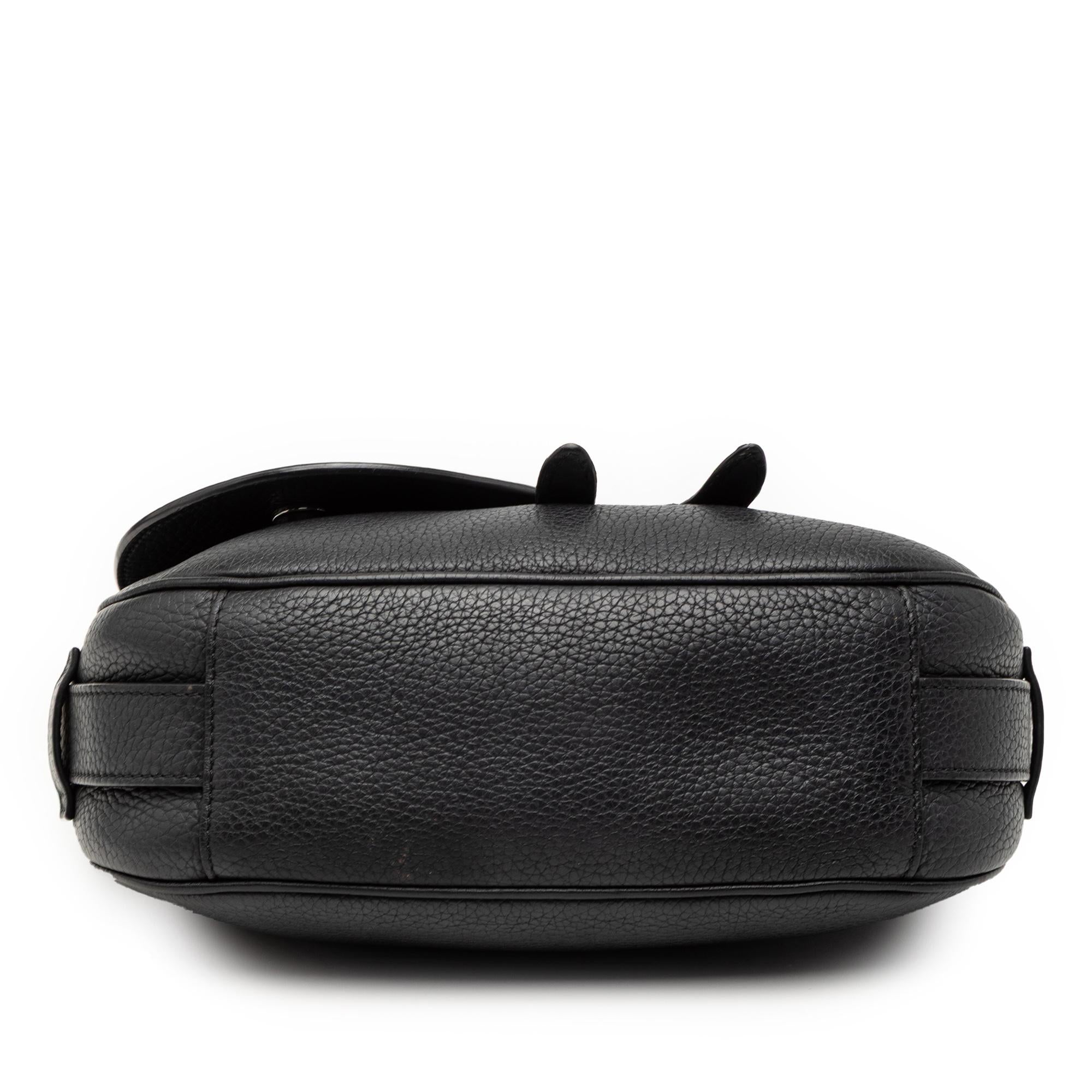 Dior Grained Calfskin Saddle Soft Bag