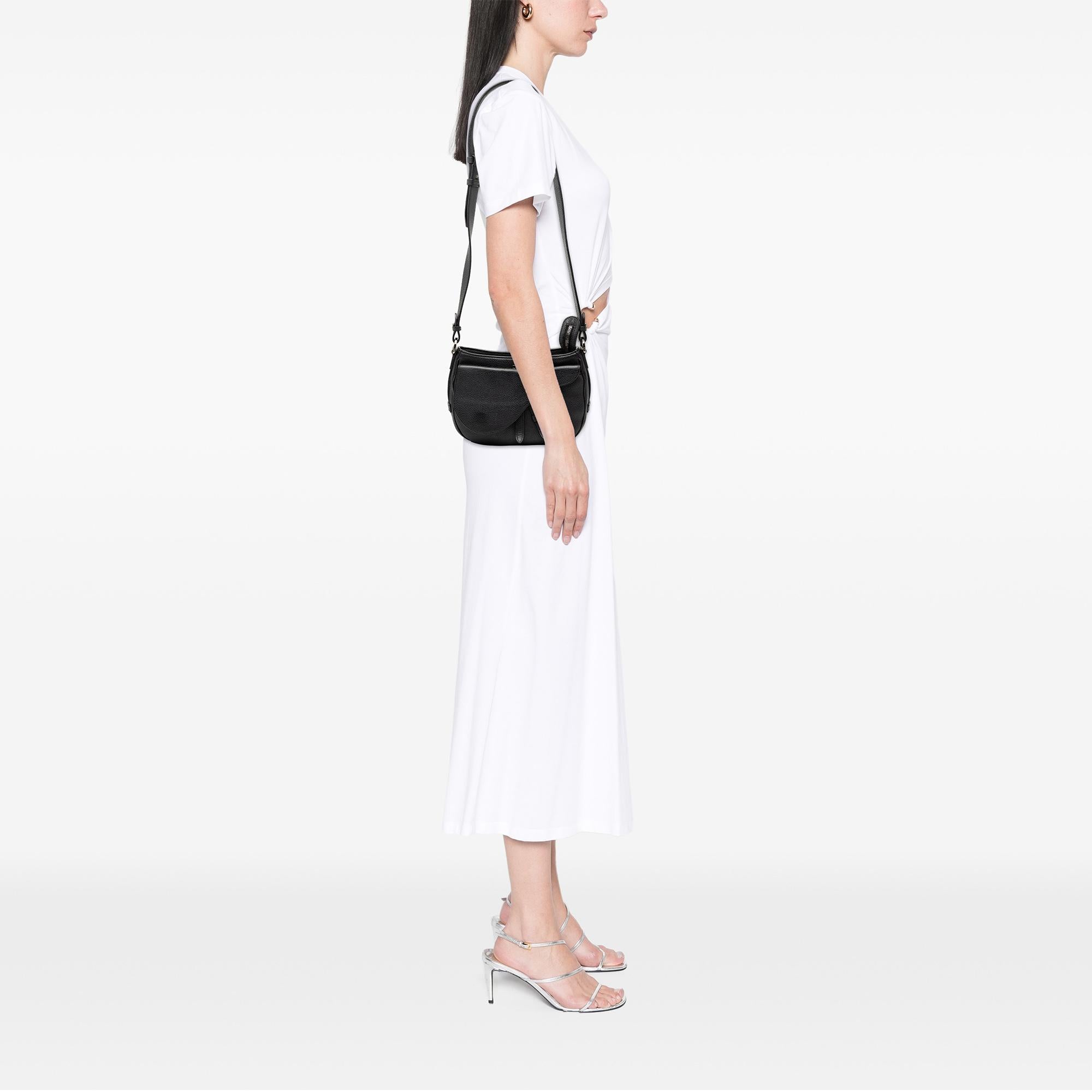 Dior Grained Calfskin Saddle Soft Bag