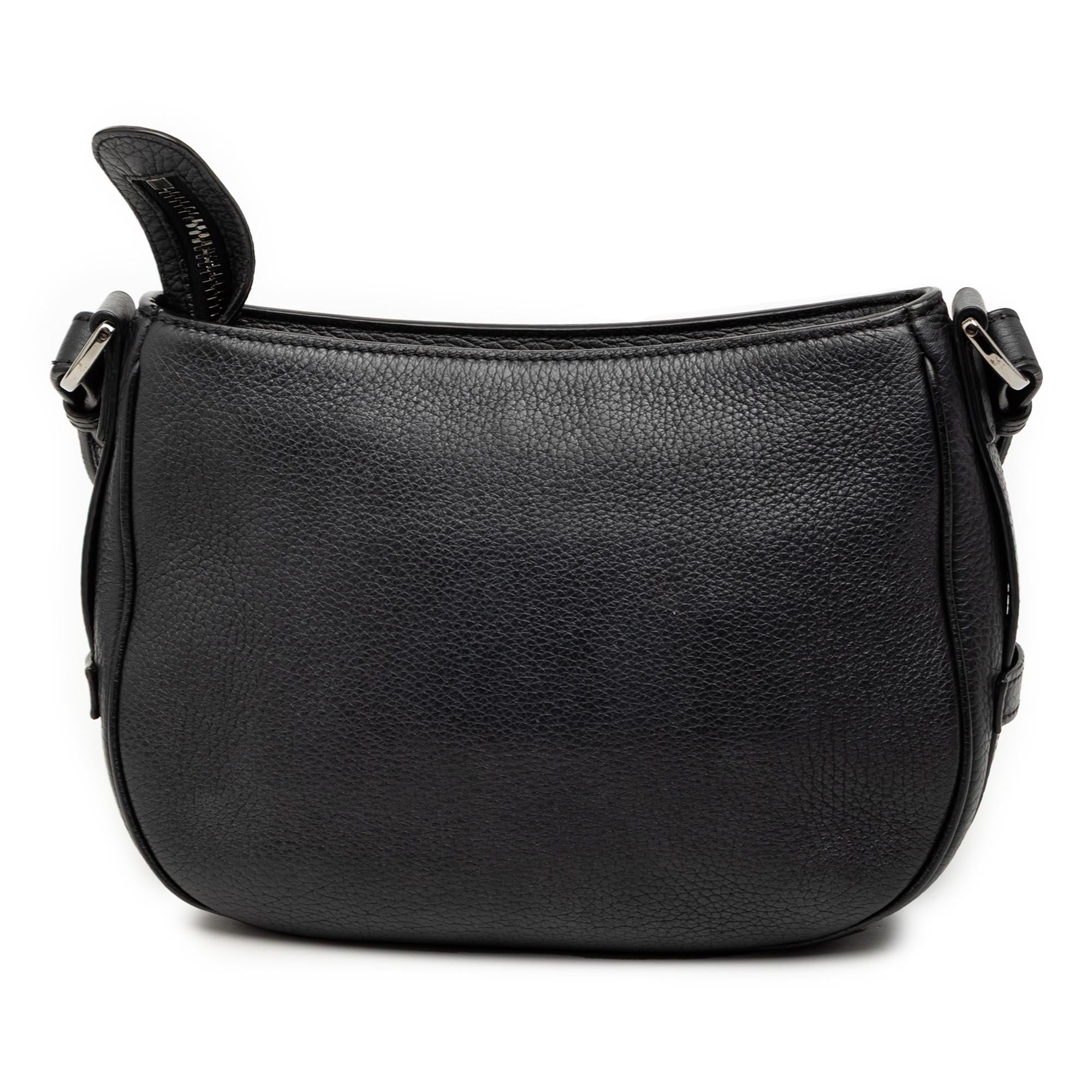 Dior Grained Calfskin Saddle Soft Bag