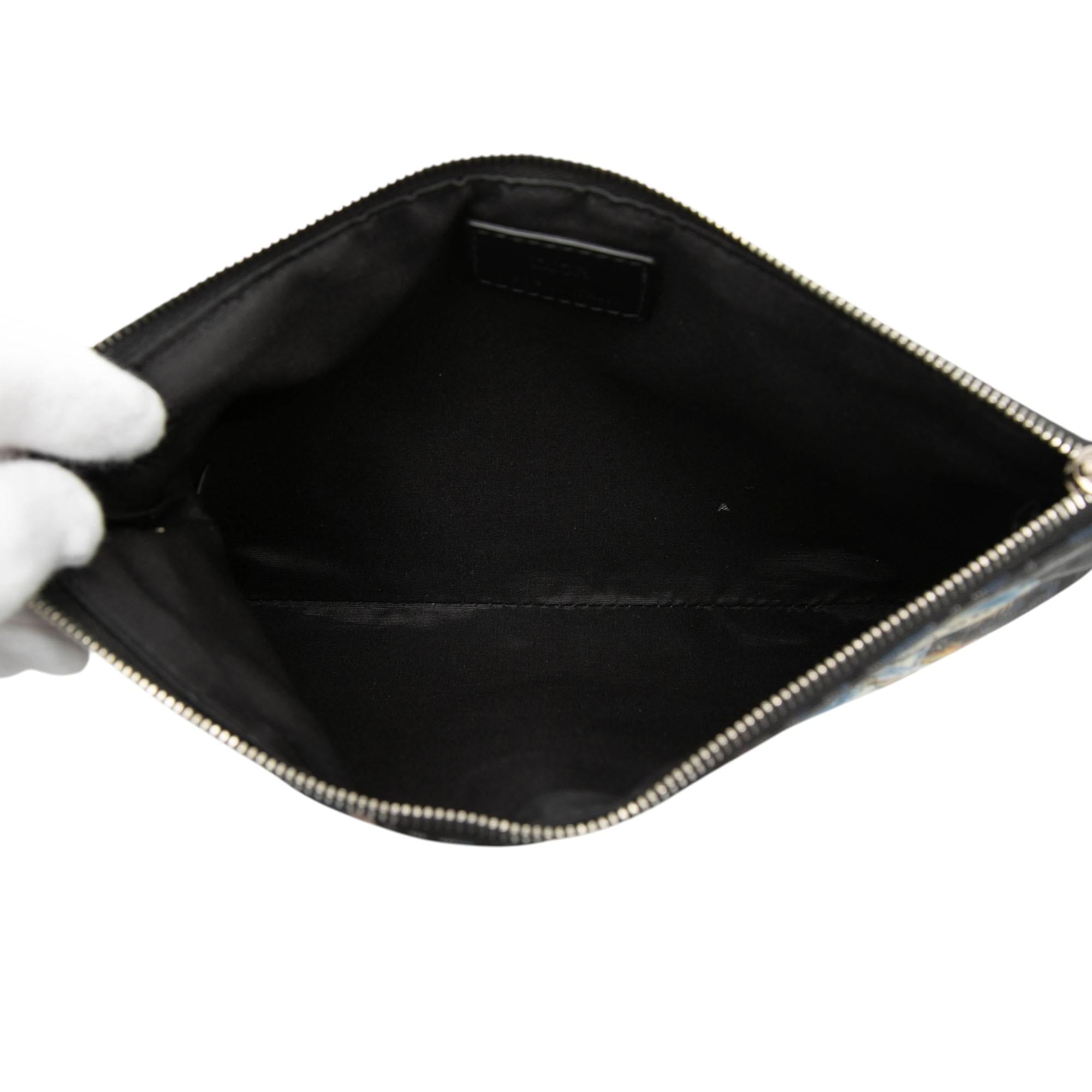 Dior Hajime Sorayama Oblique Nylon Safari Clutch