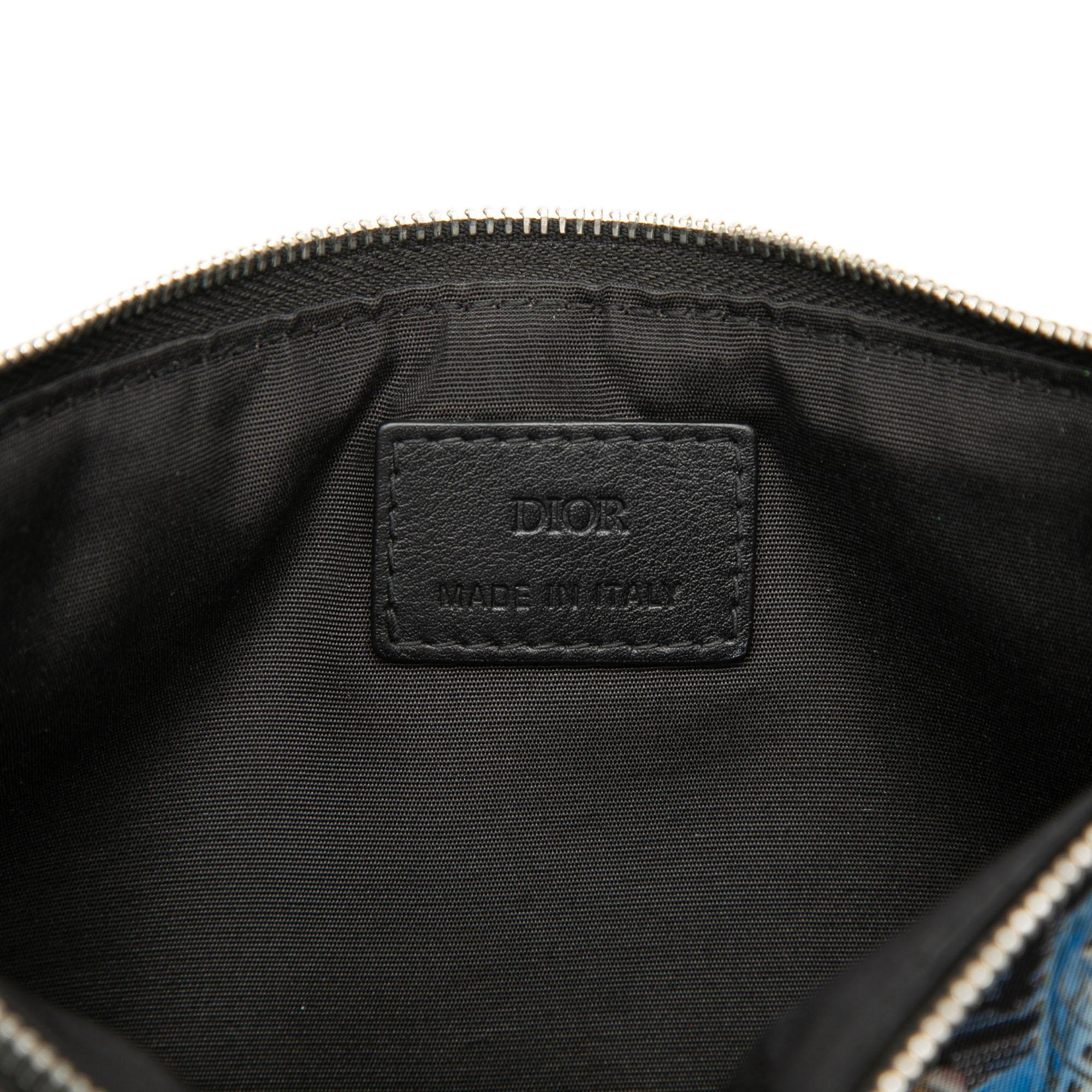 Dior Hajime Sorayama Oblique Nylon Safari Clutch