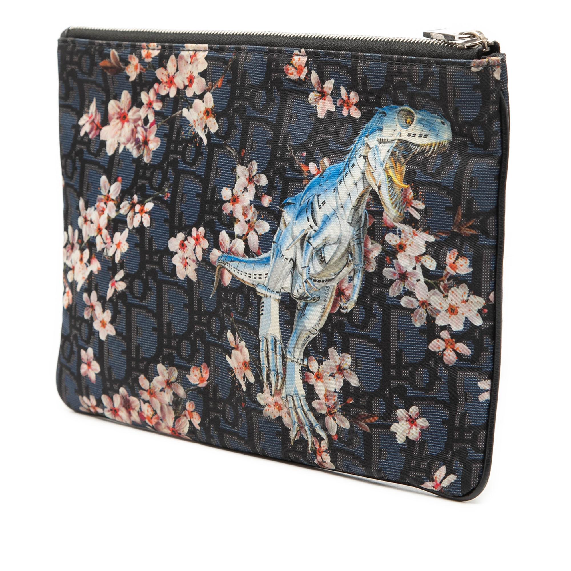 Dior Hajime Sorayama Oblique Nylon Safari Clutch