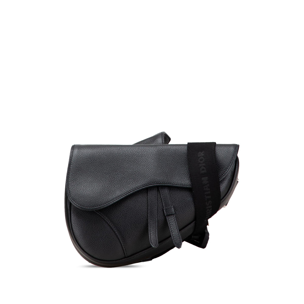 Dior Kim Jones Grained Calfskin Saddle Bag