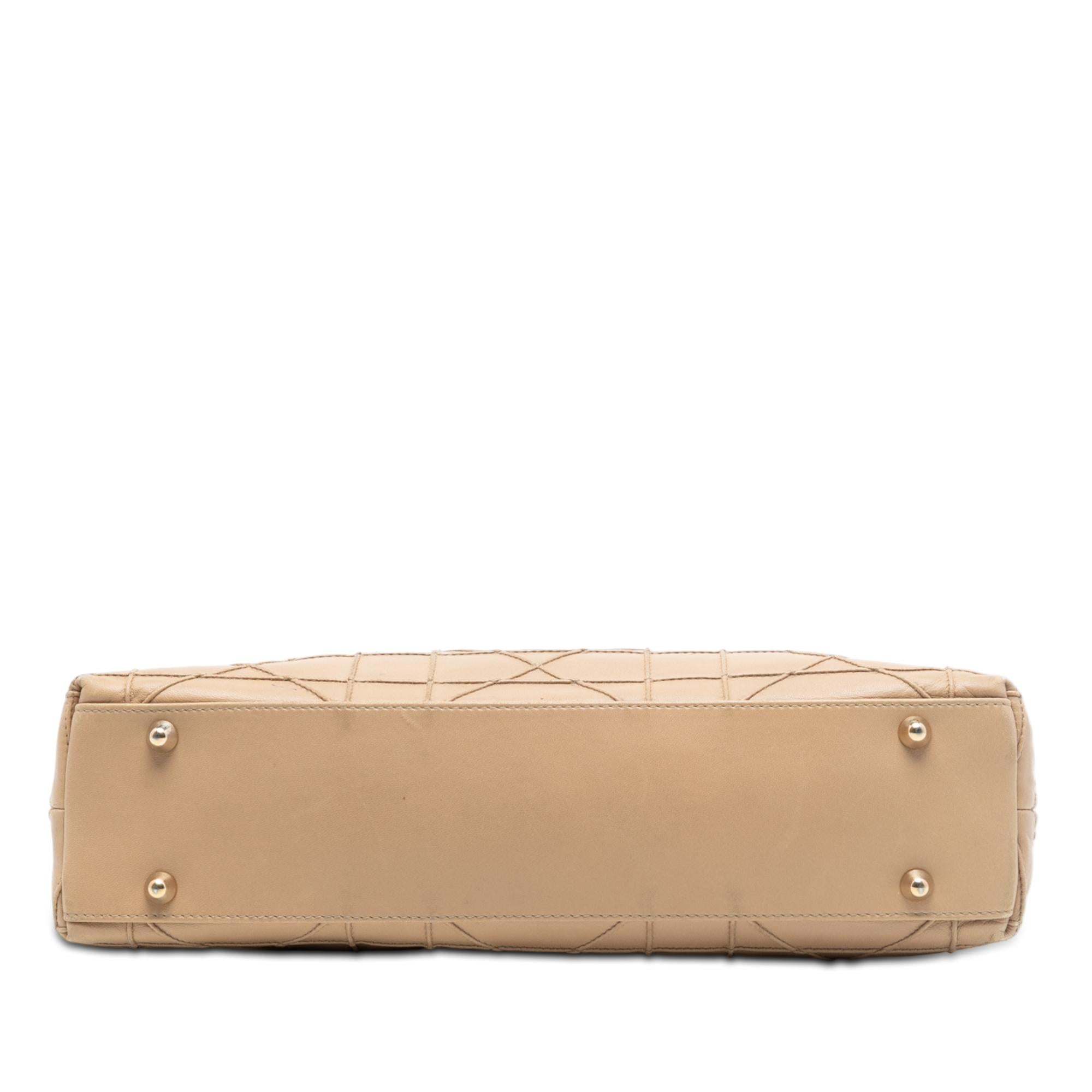 Dior Lambskin Cannage Granville Chain Tote