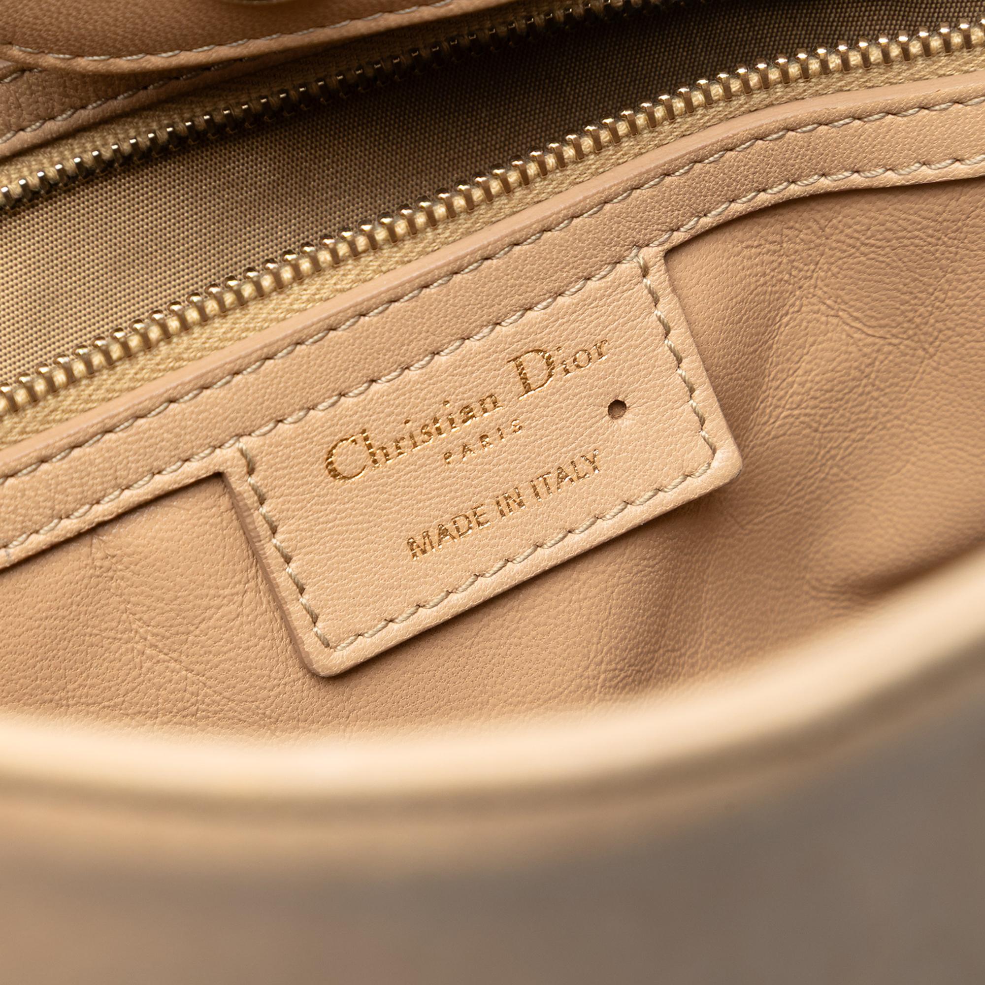 Dior Lambskin Cannage Granville Chain Tote