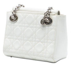 Dior Lambskin Cannage Lady Dior Double Chain Bag