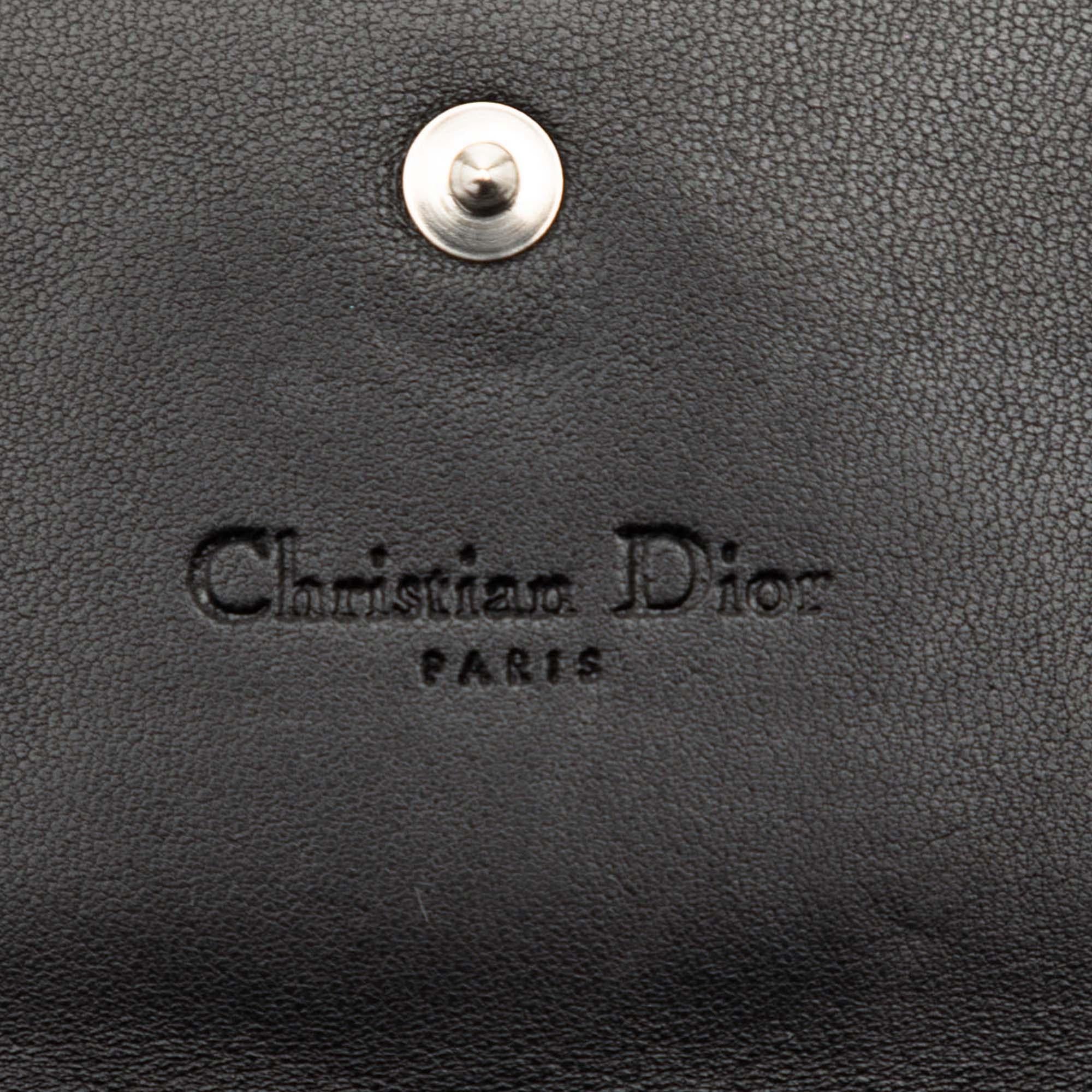 Dior Lambskin Cannage Lady Dior Wallet On Chain