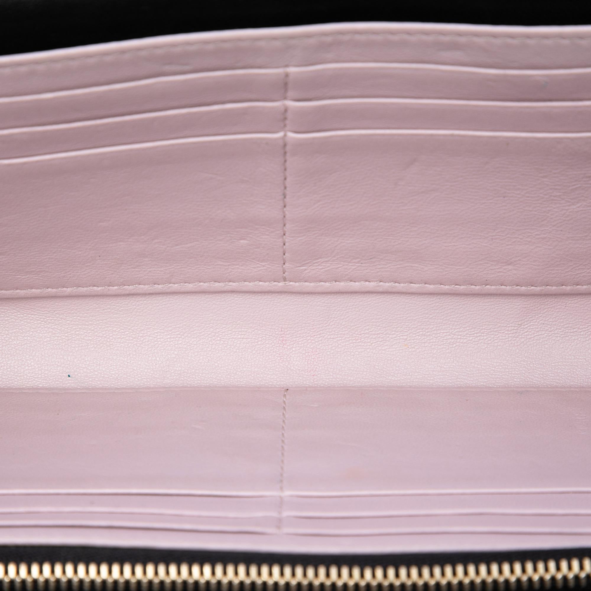 Dior Lambskin Cannage Miss Dior Promenade Wallet on Chain