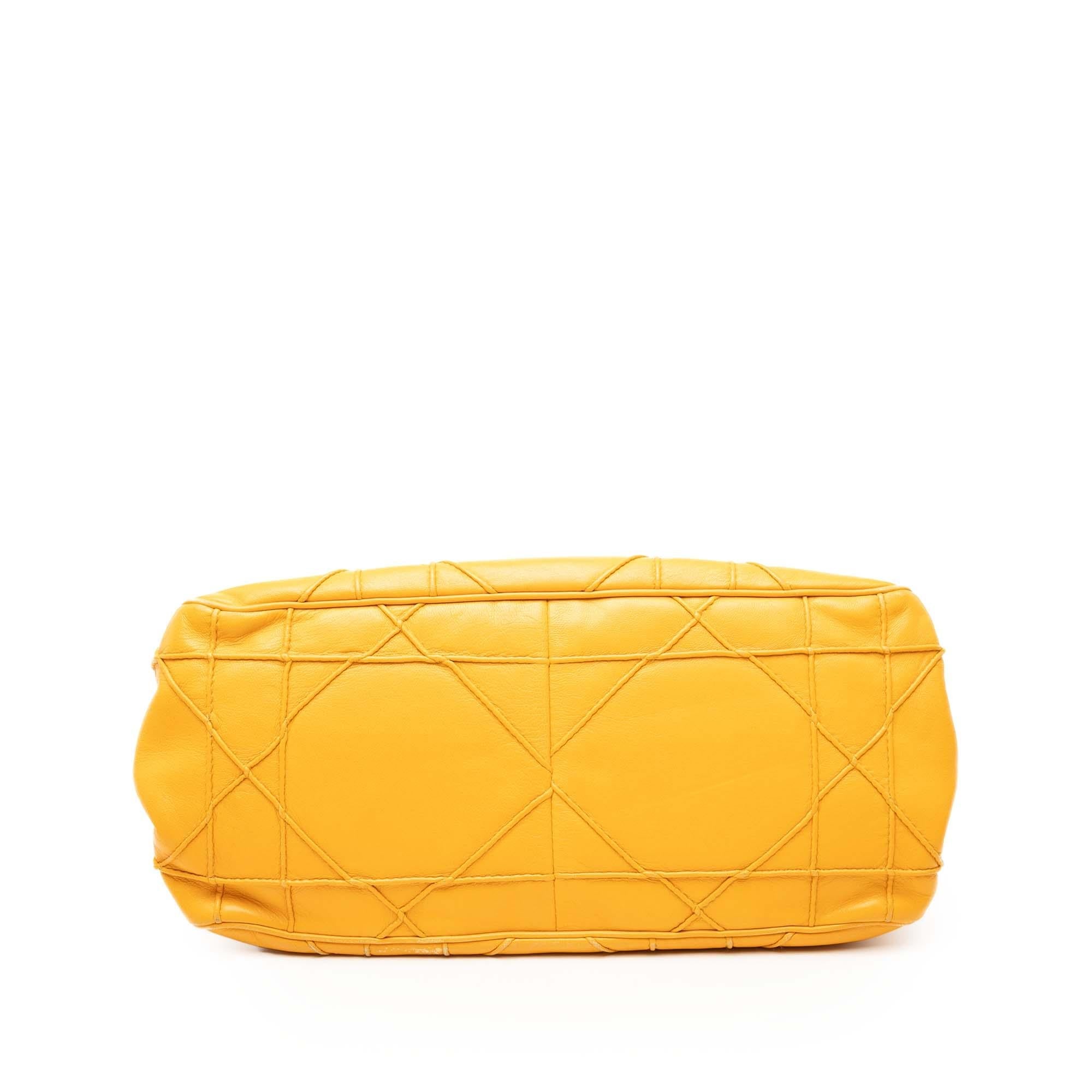Dior Lambskin Cannage New Lock Ruffle Flap