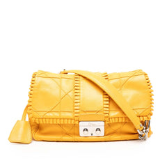 Dior Lambskin Cannage New Lock Ruffle Flap