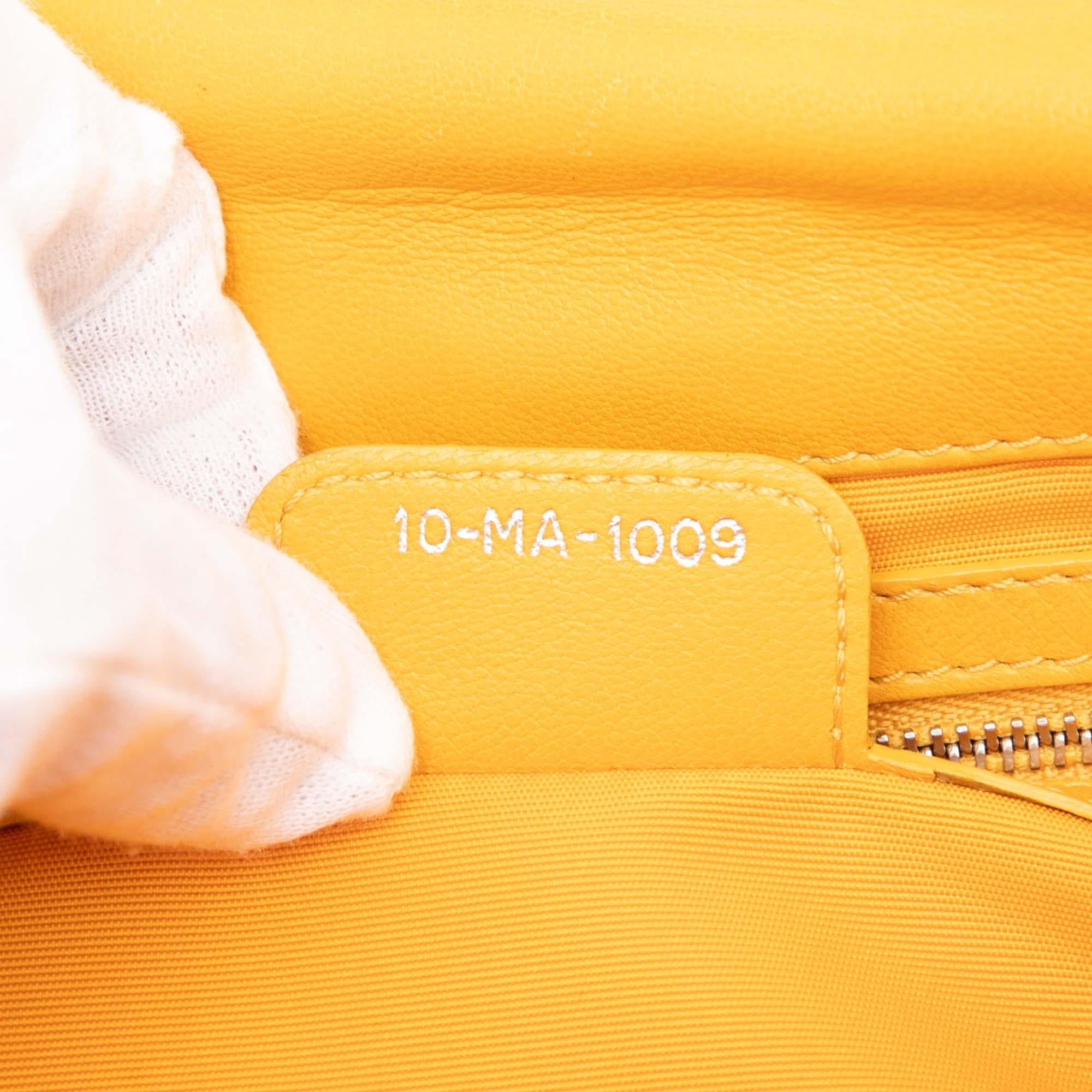 Dior Lambskin Cannage New Lock Ruffle Flap